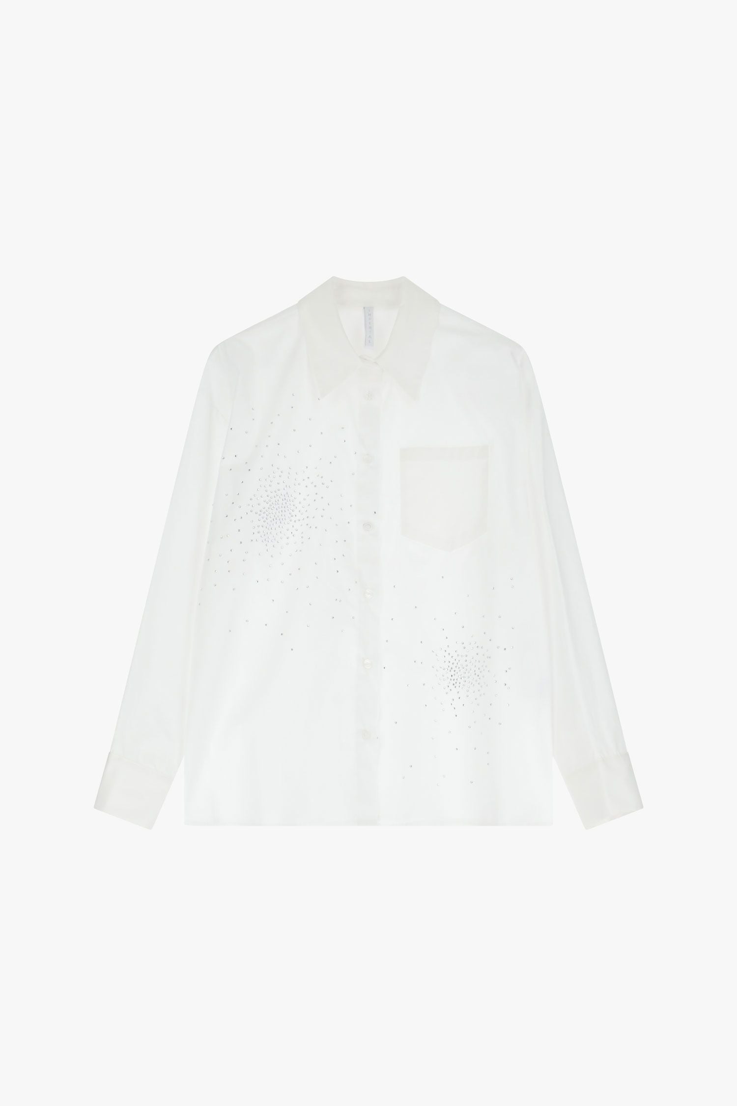 Chemise à détails en strass