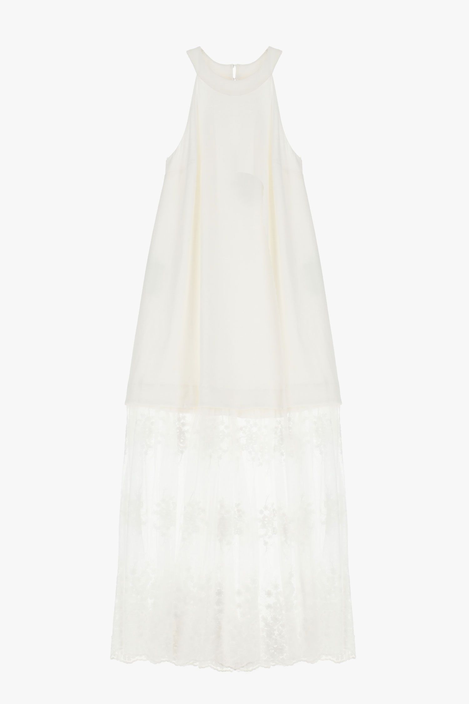 Robe longue sans manches