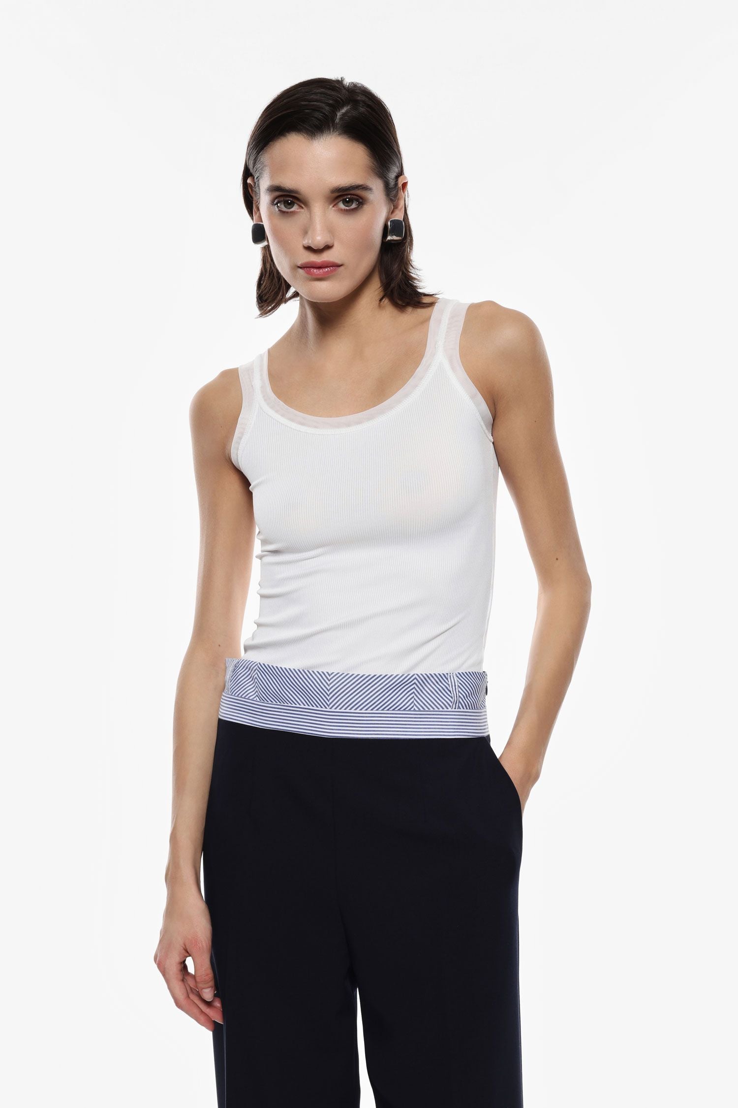 Débardeur à col rond