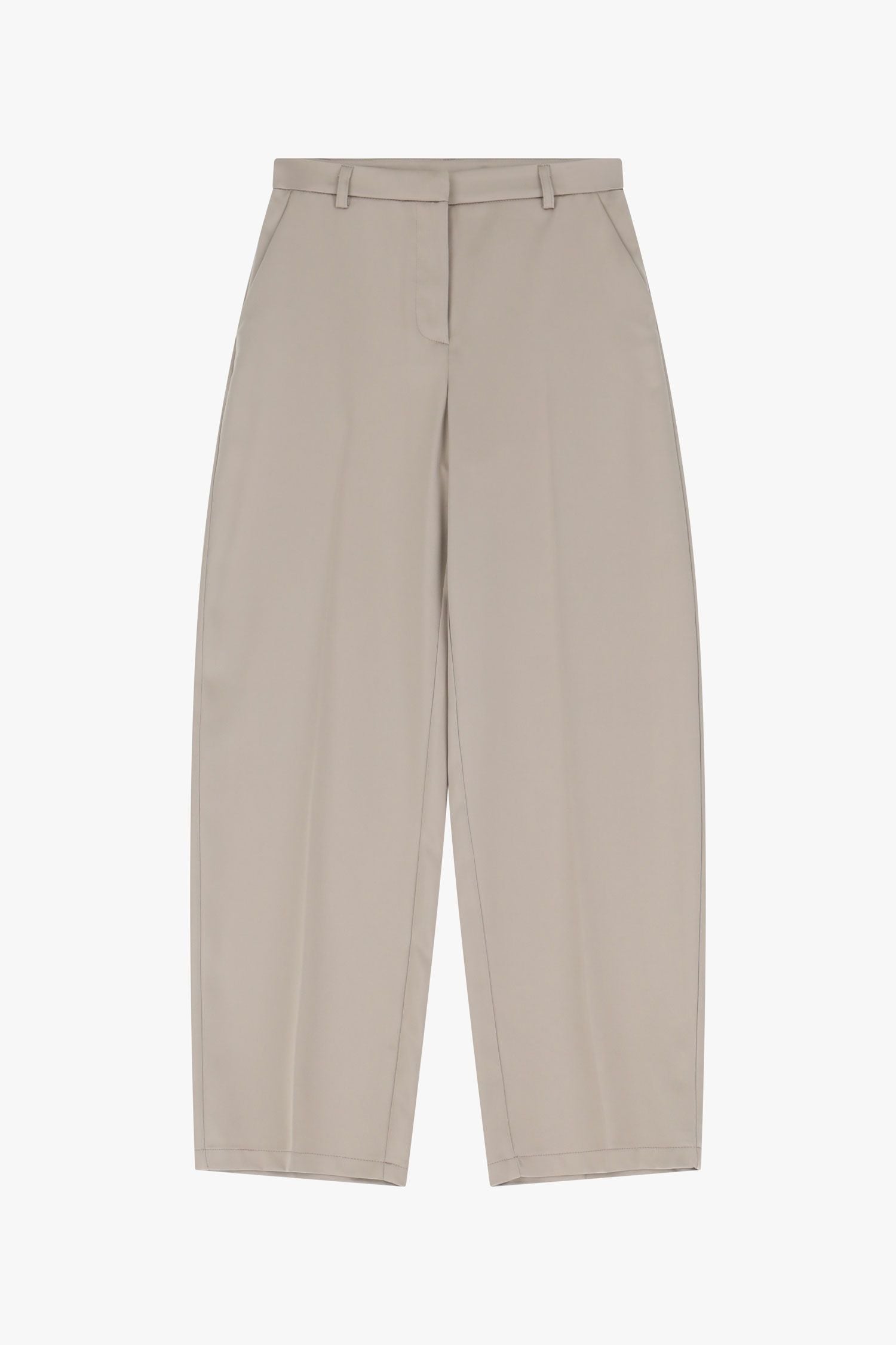 Pantalon large en satin