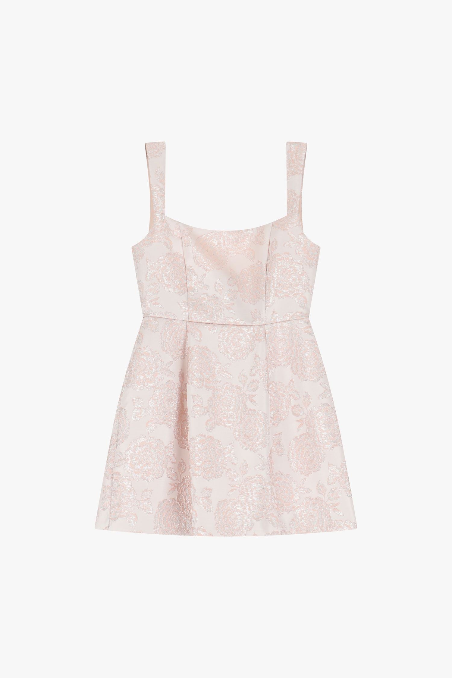 Robe courte imprimée à bretelles