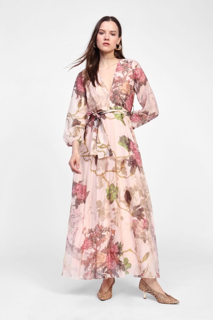 Floral Print Maxi Dress
