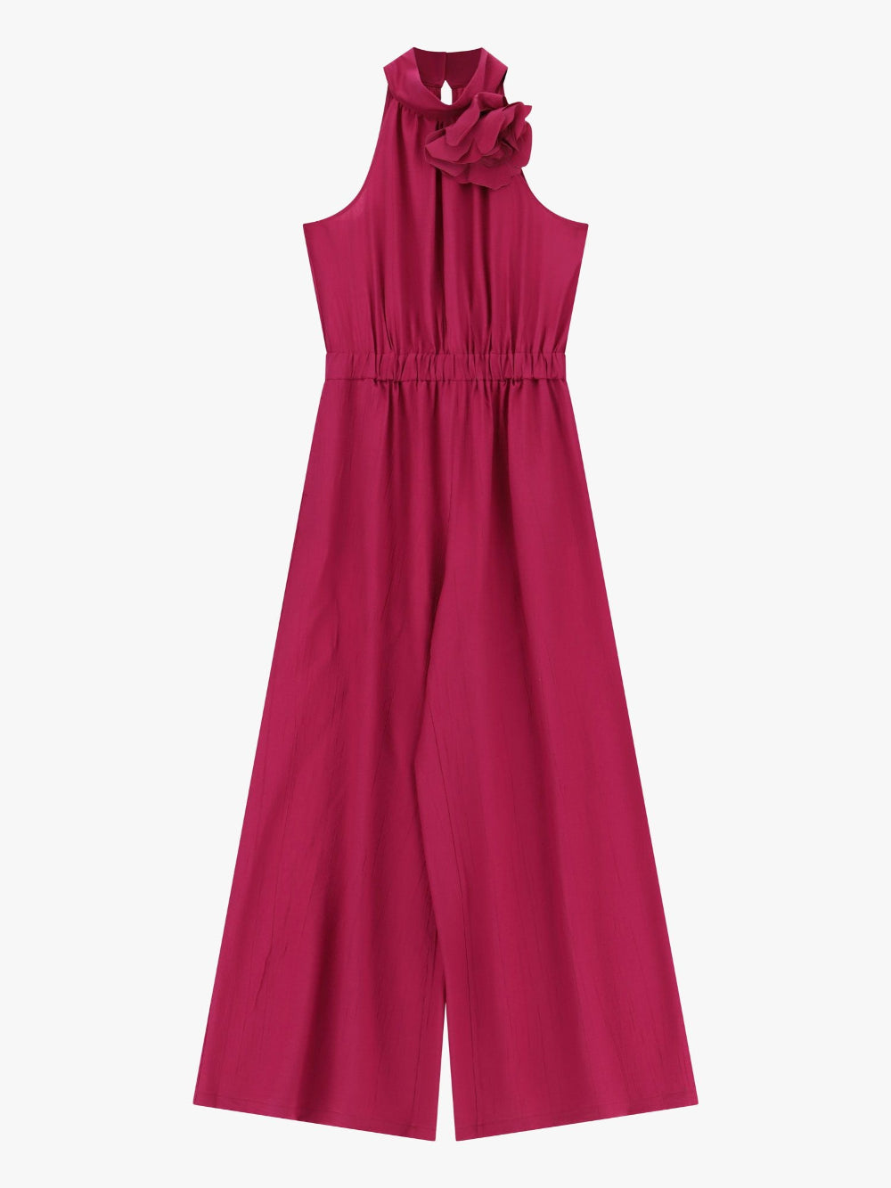 Halter Wide-Leg Jumpsuit