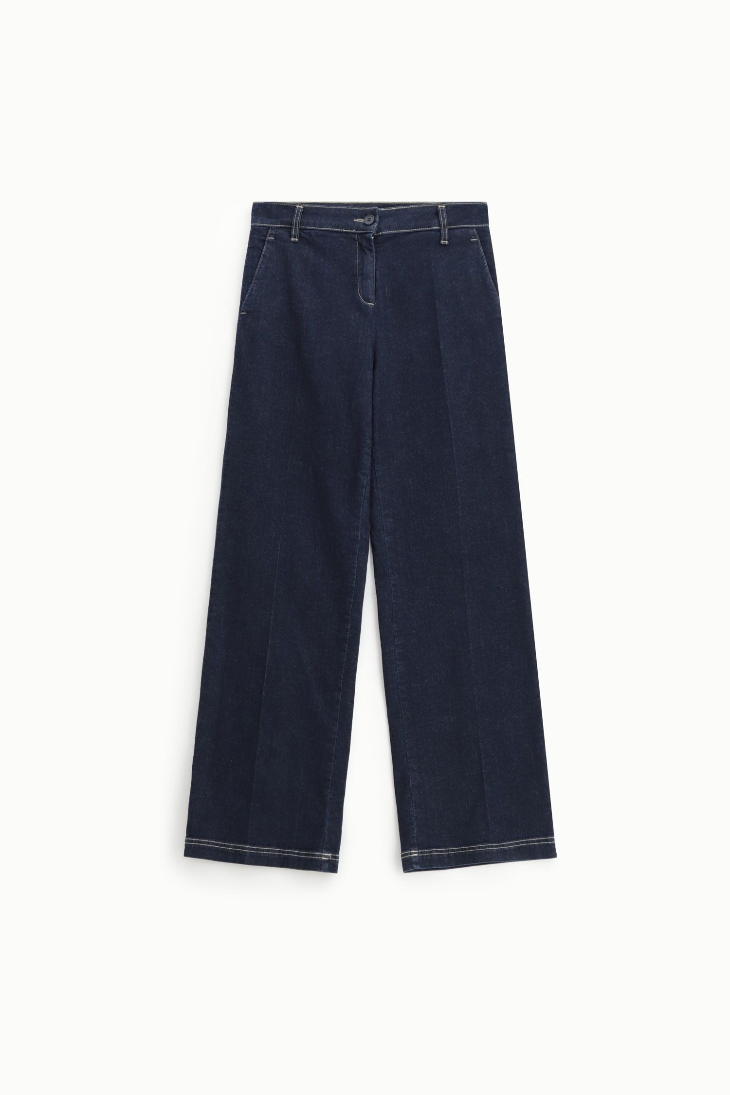 Jean à jambe droite