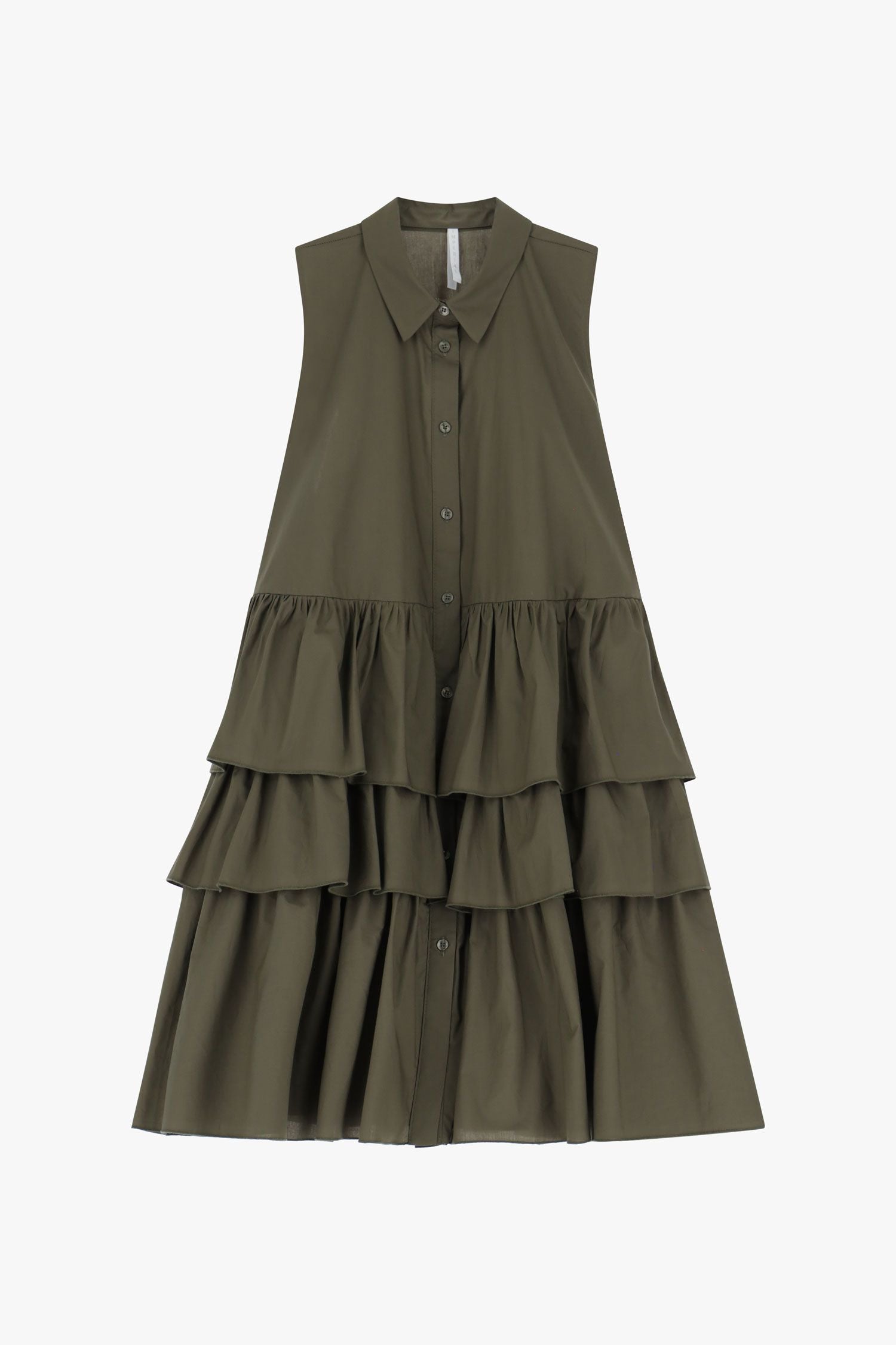 Robe courte à volants