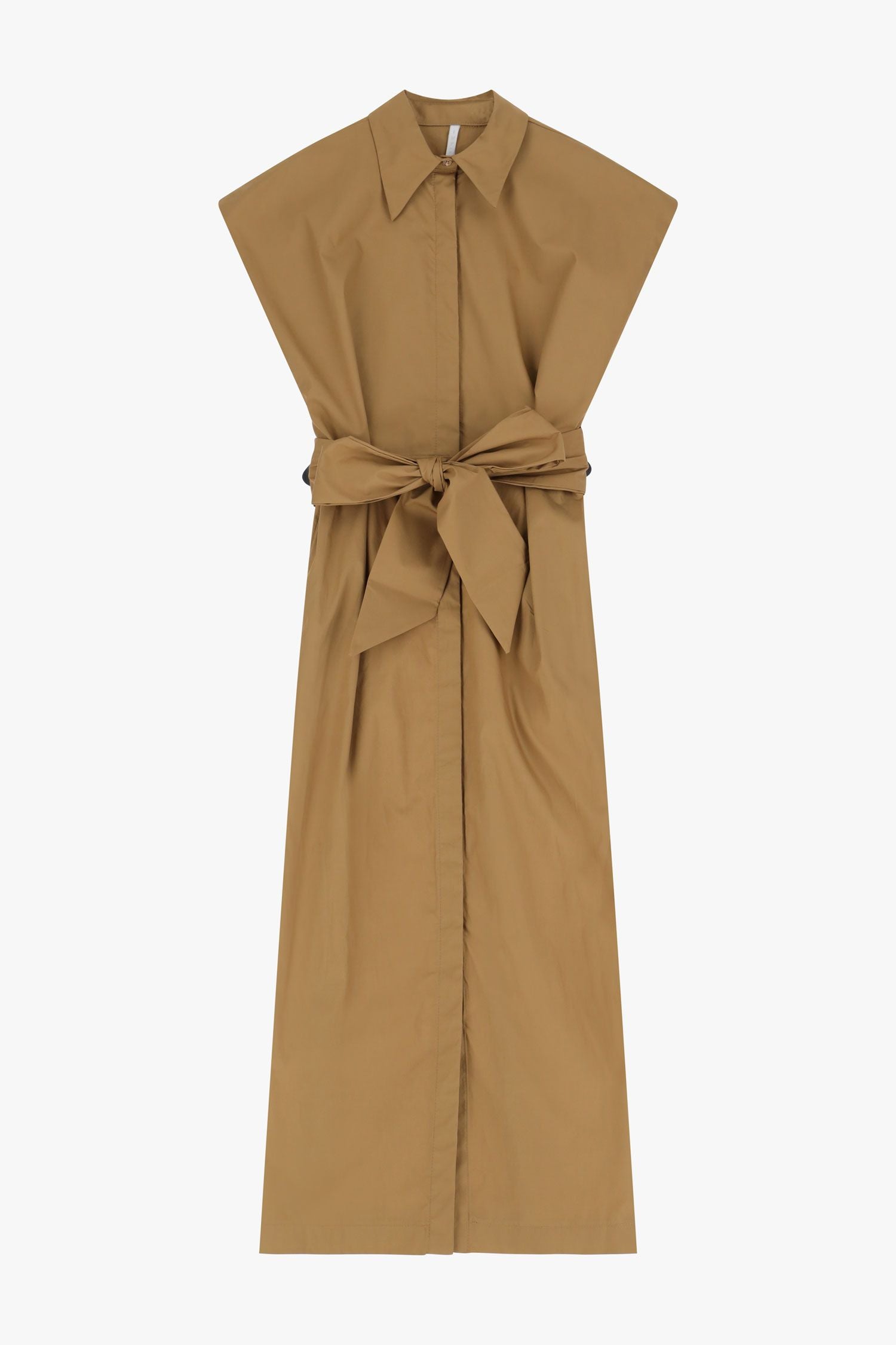 Belted Cotton Dress