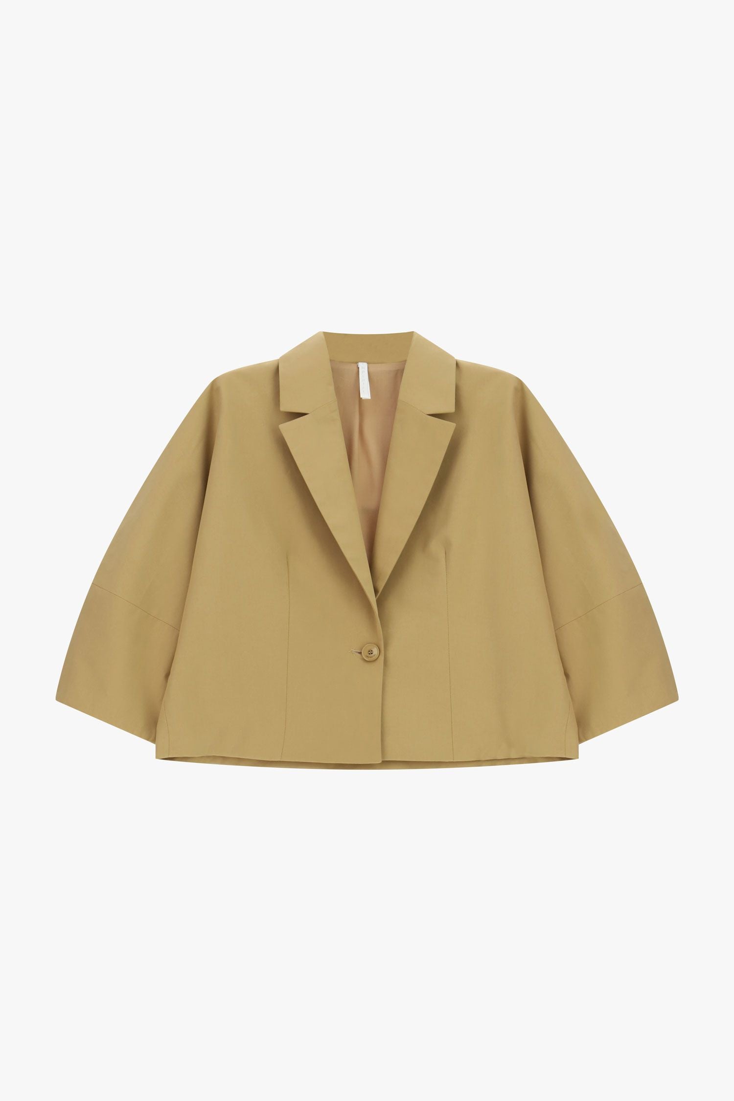 Cropped Short-Sleeve Blazer