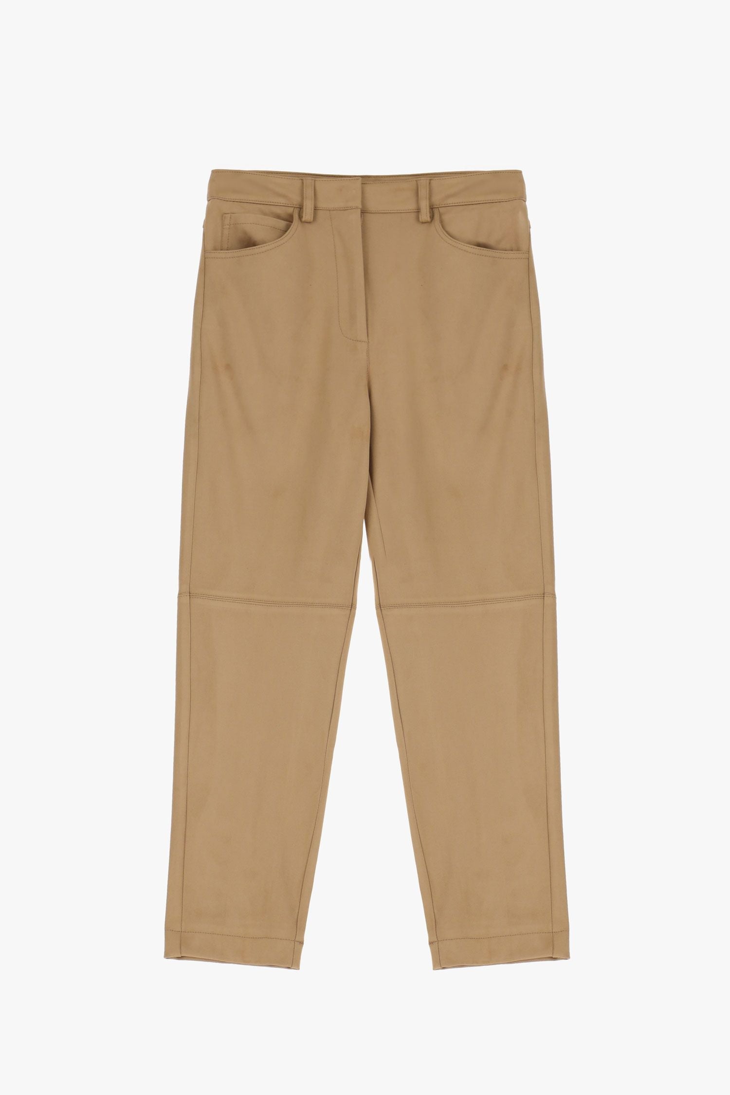 Suede Effect Trousers