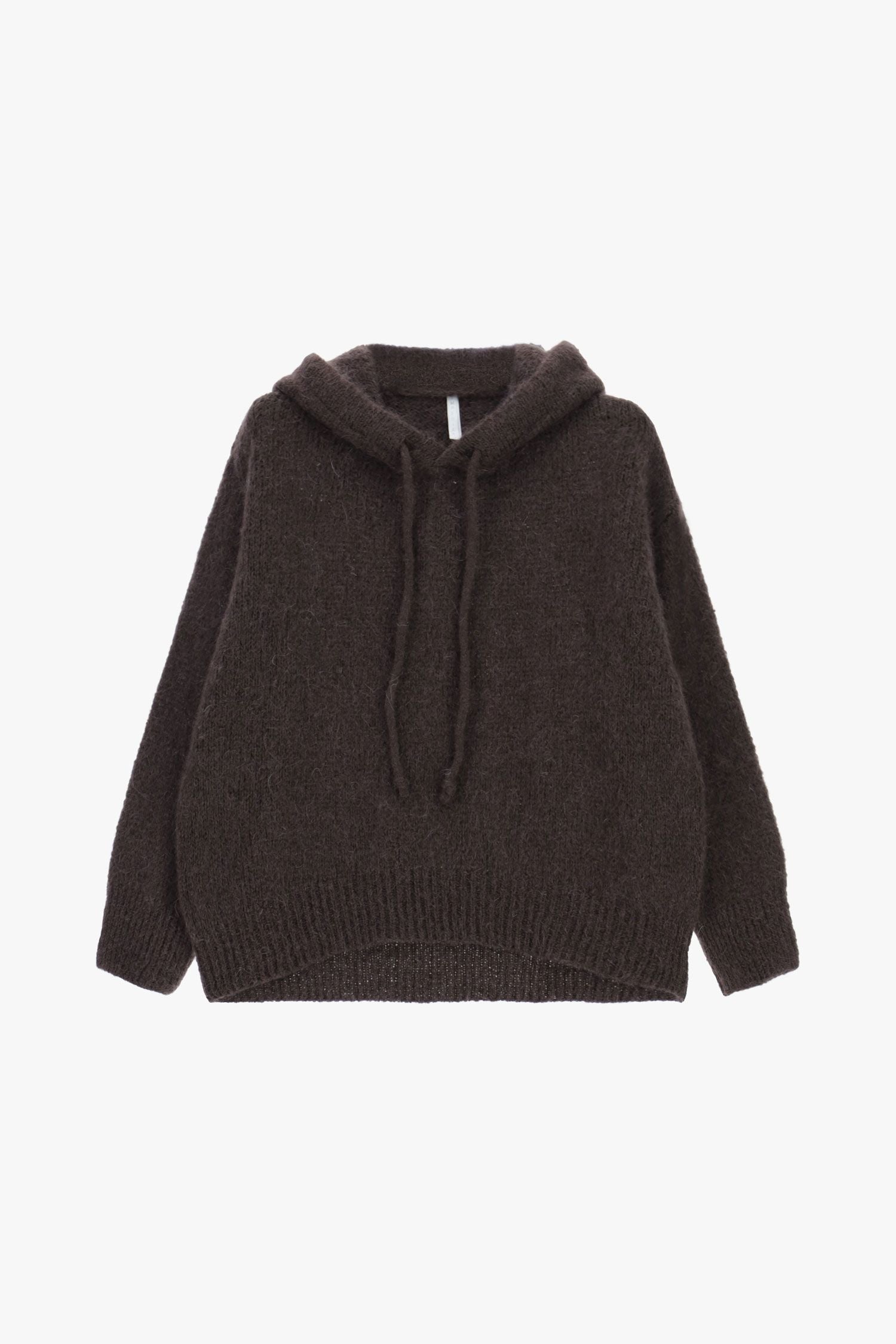 Sweater with Knitted Hooded