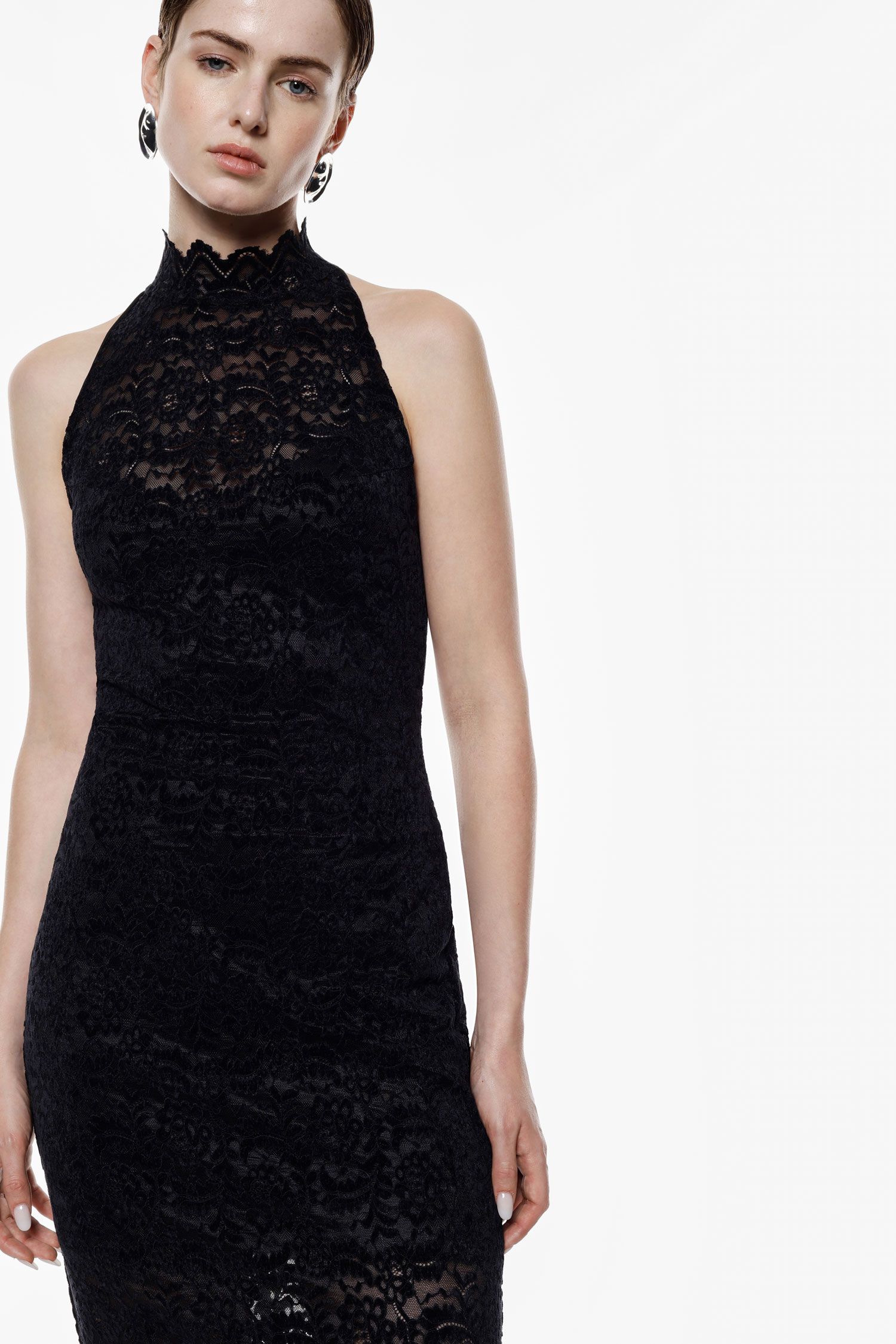 Lace Halter Dress