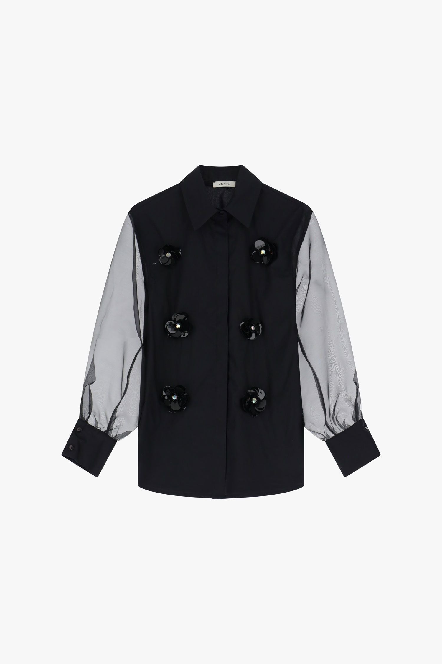 Floral Embellishment Shirt