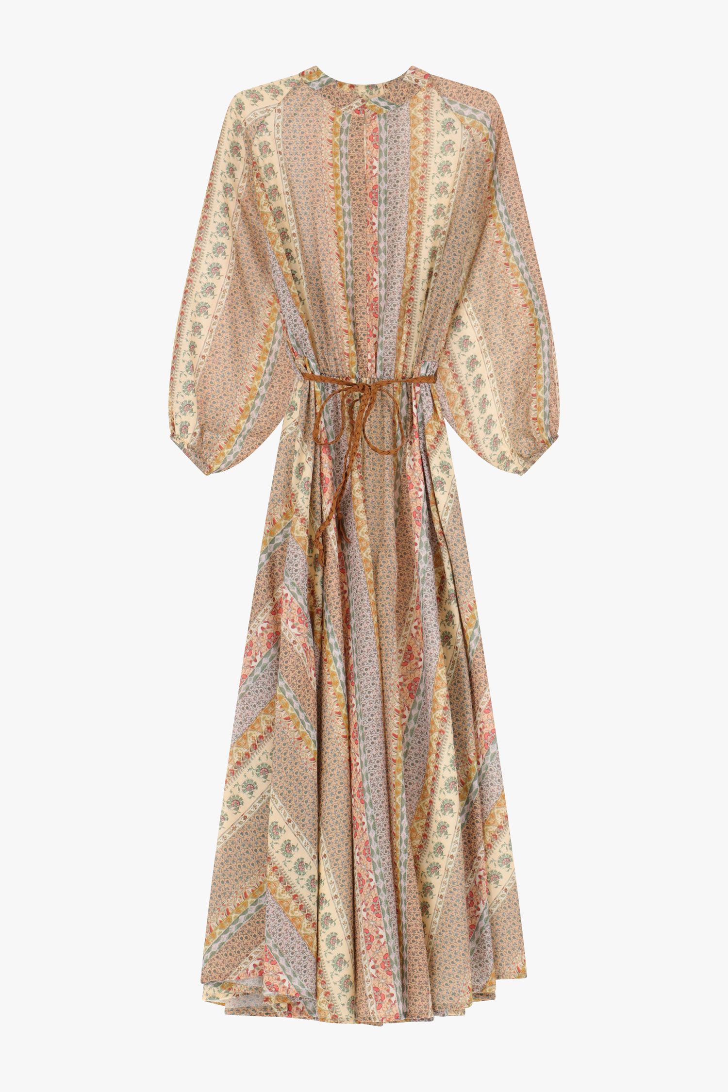 Printed Belted Dress