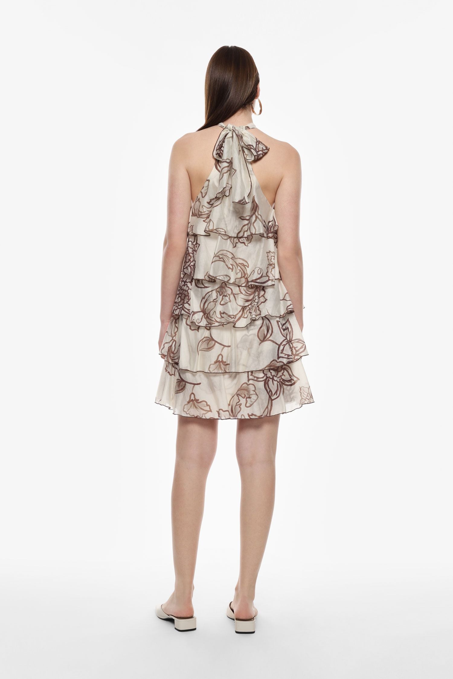 Ruffled Mini Dress