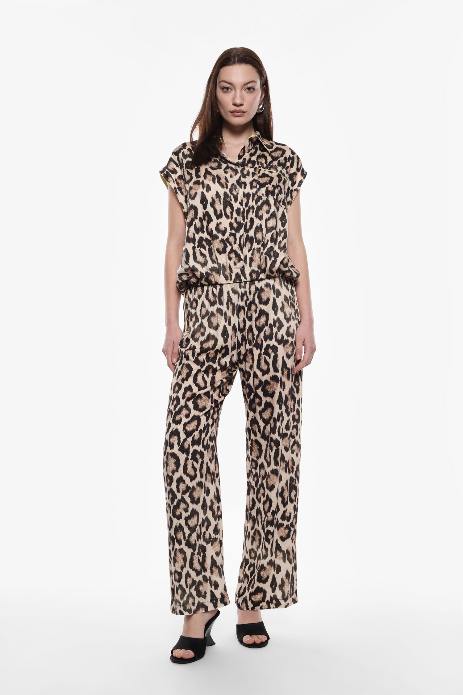 Pantalon de jogging à imprimé animalier