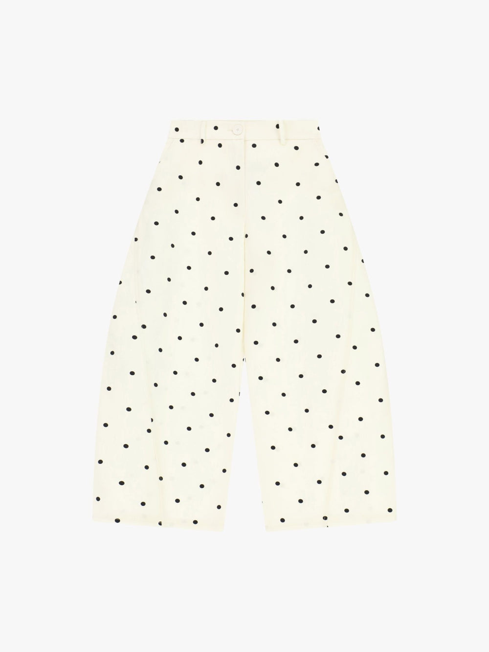 Polka Dot Wide-Leg Pants