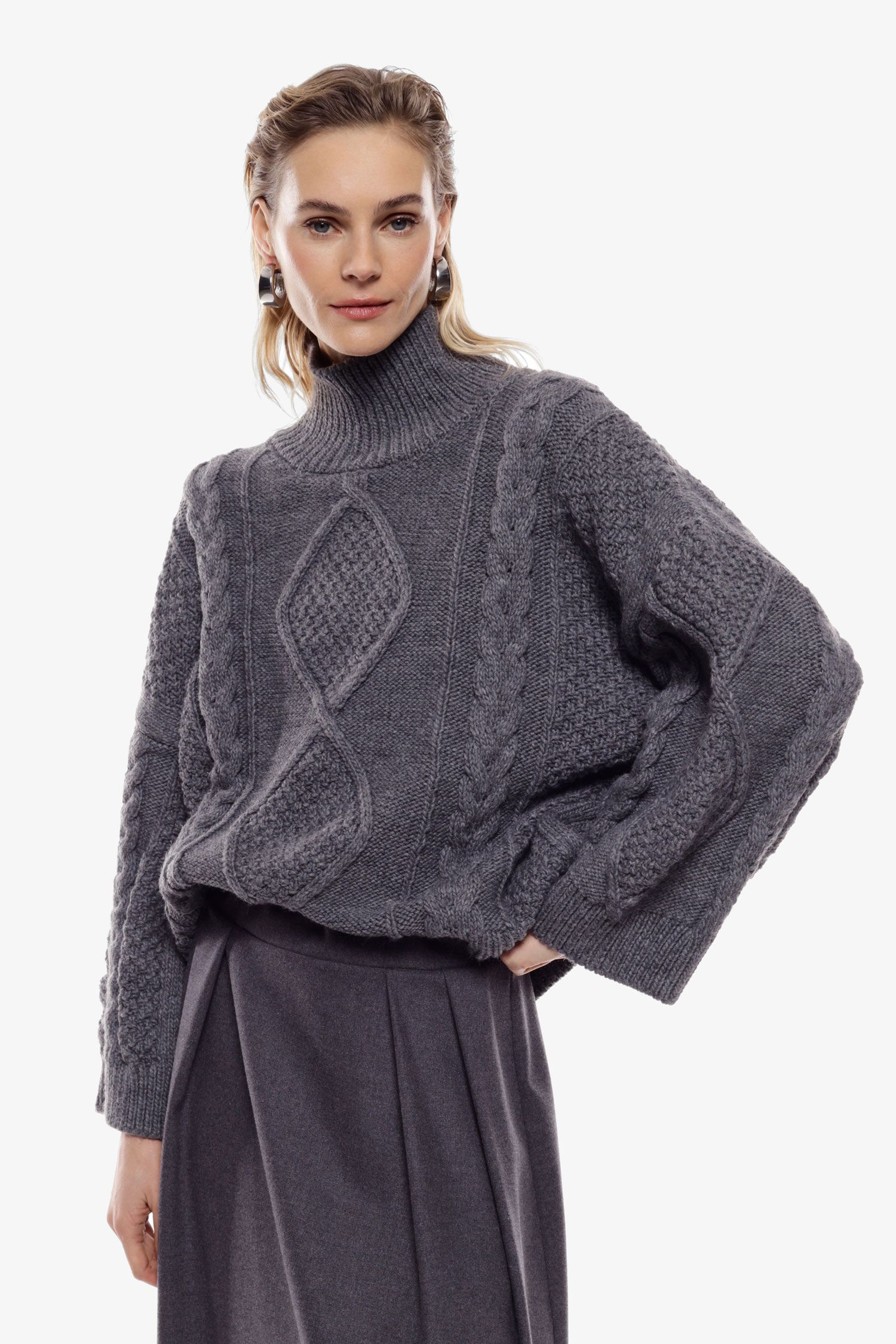 Braided Cable Sweater