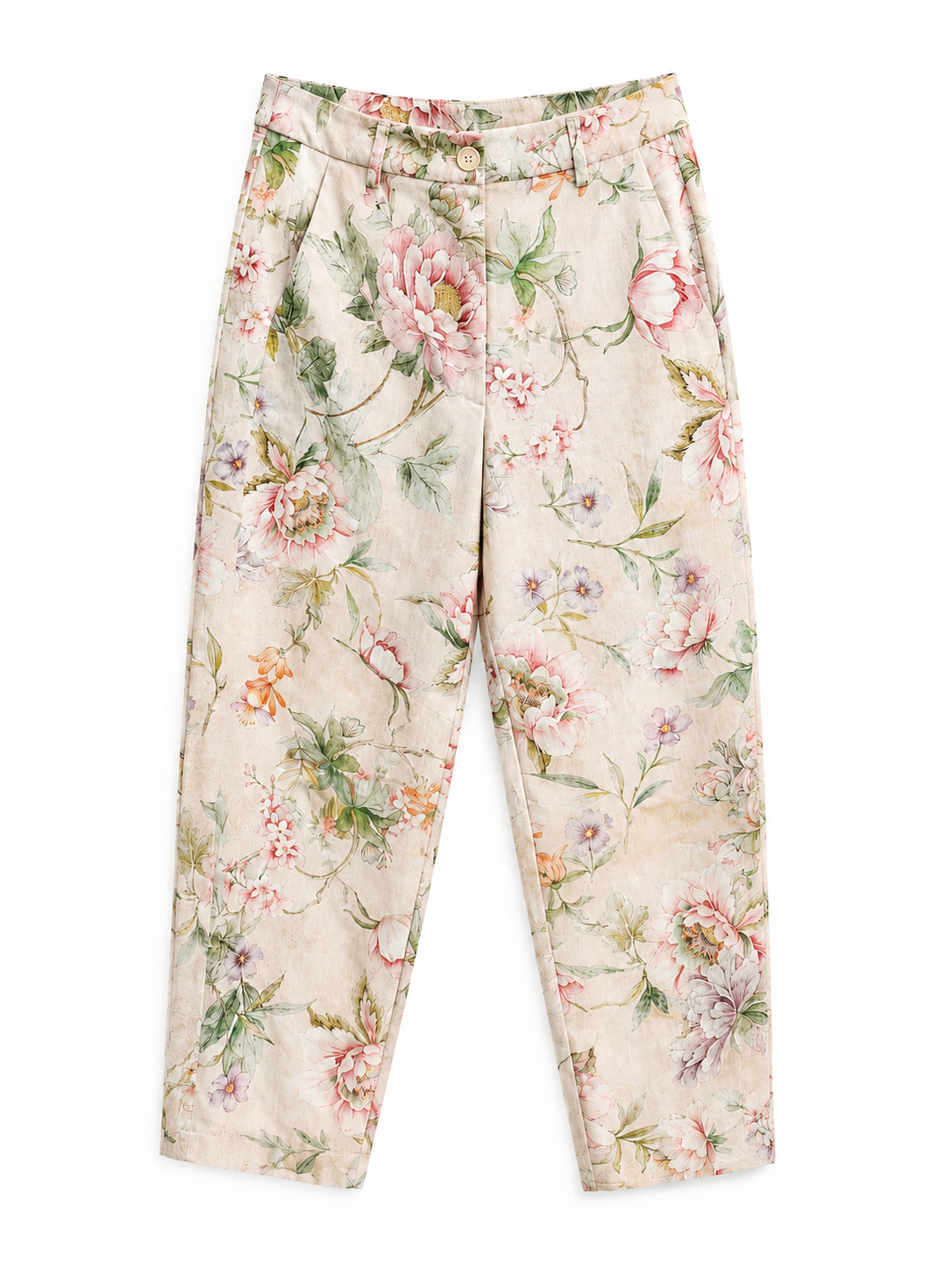 Floral Tapered Pants