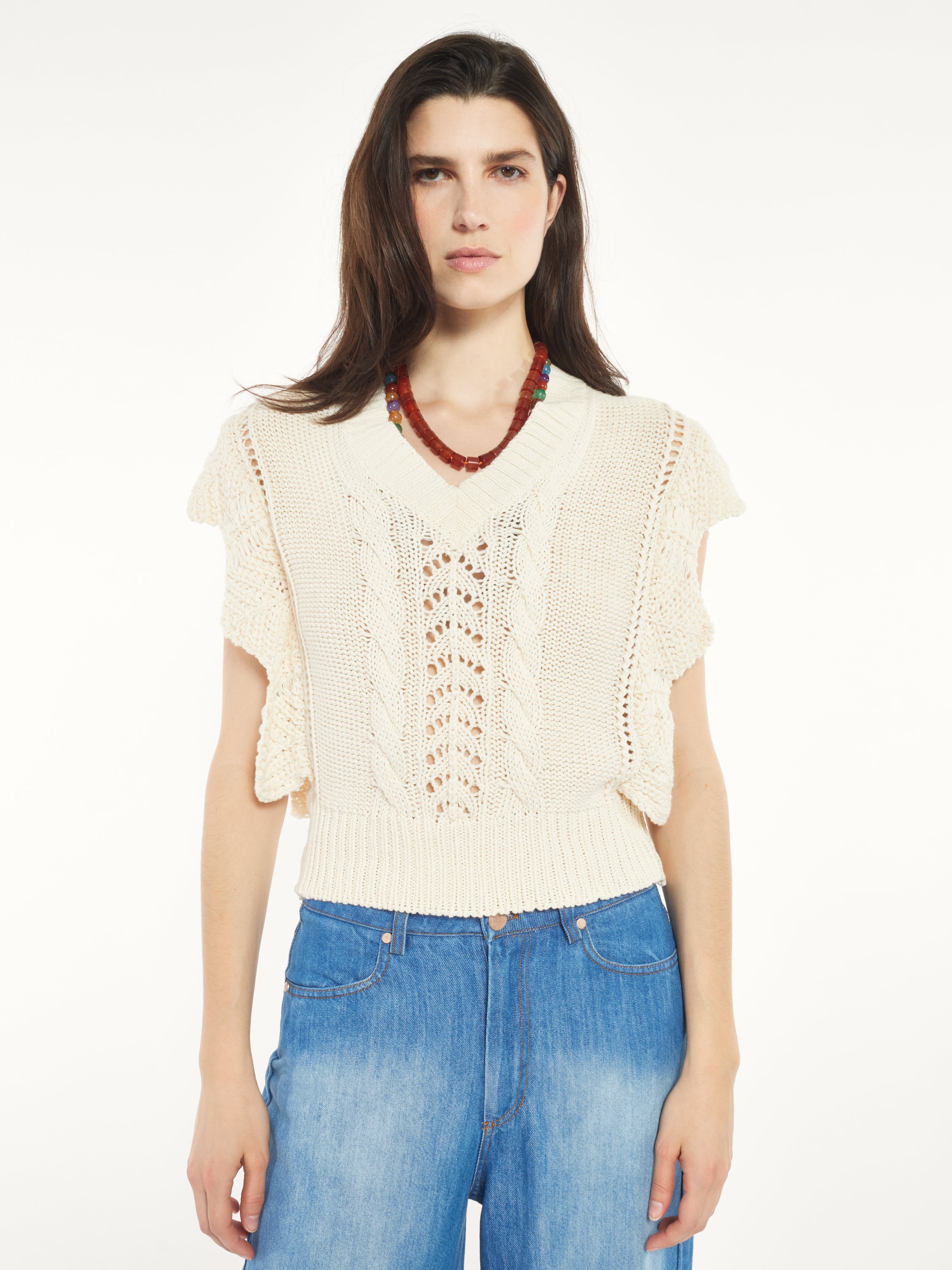 Crochet Knit Top