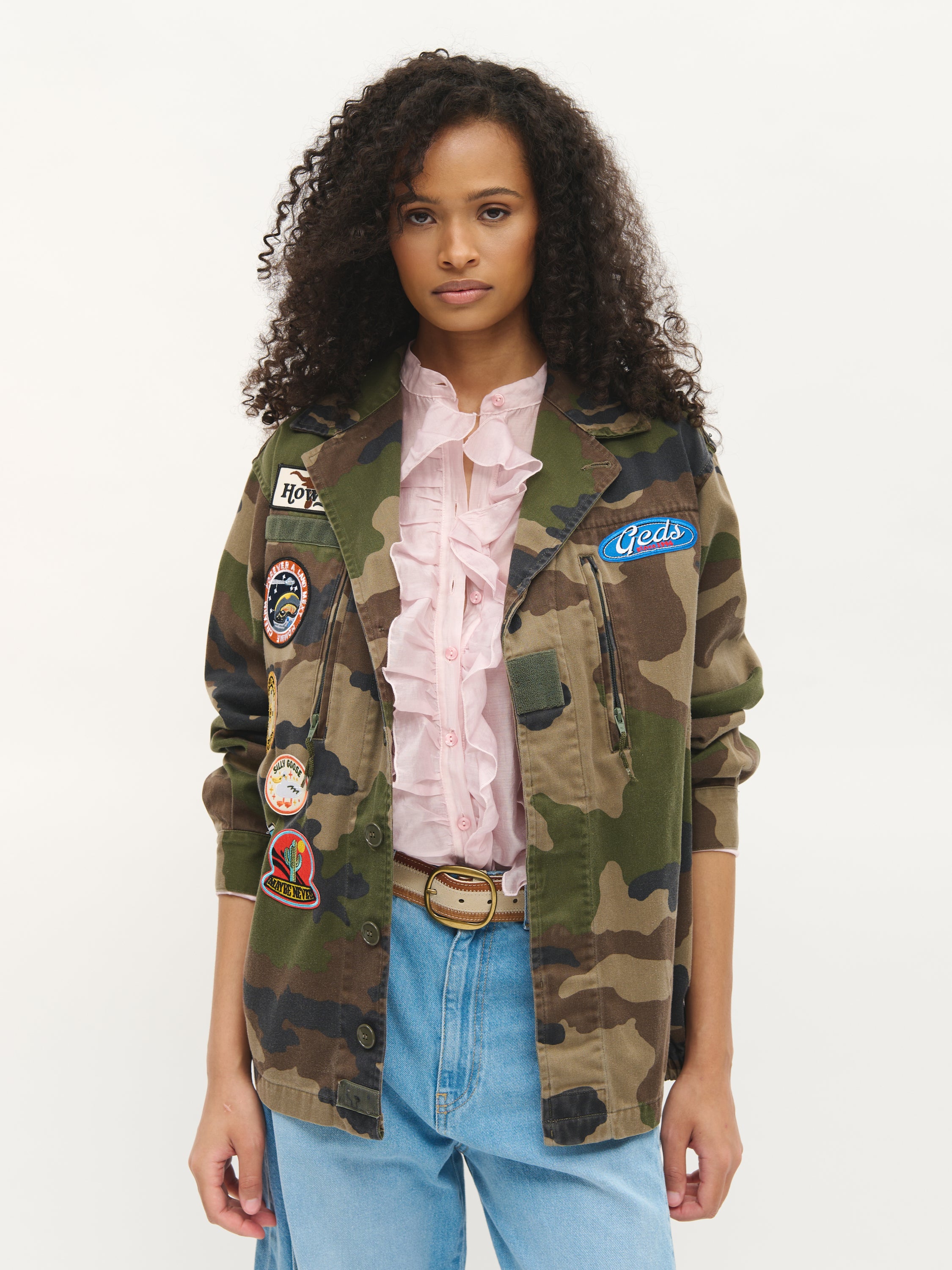 Military Patched Jacket