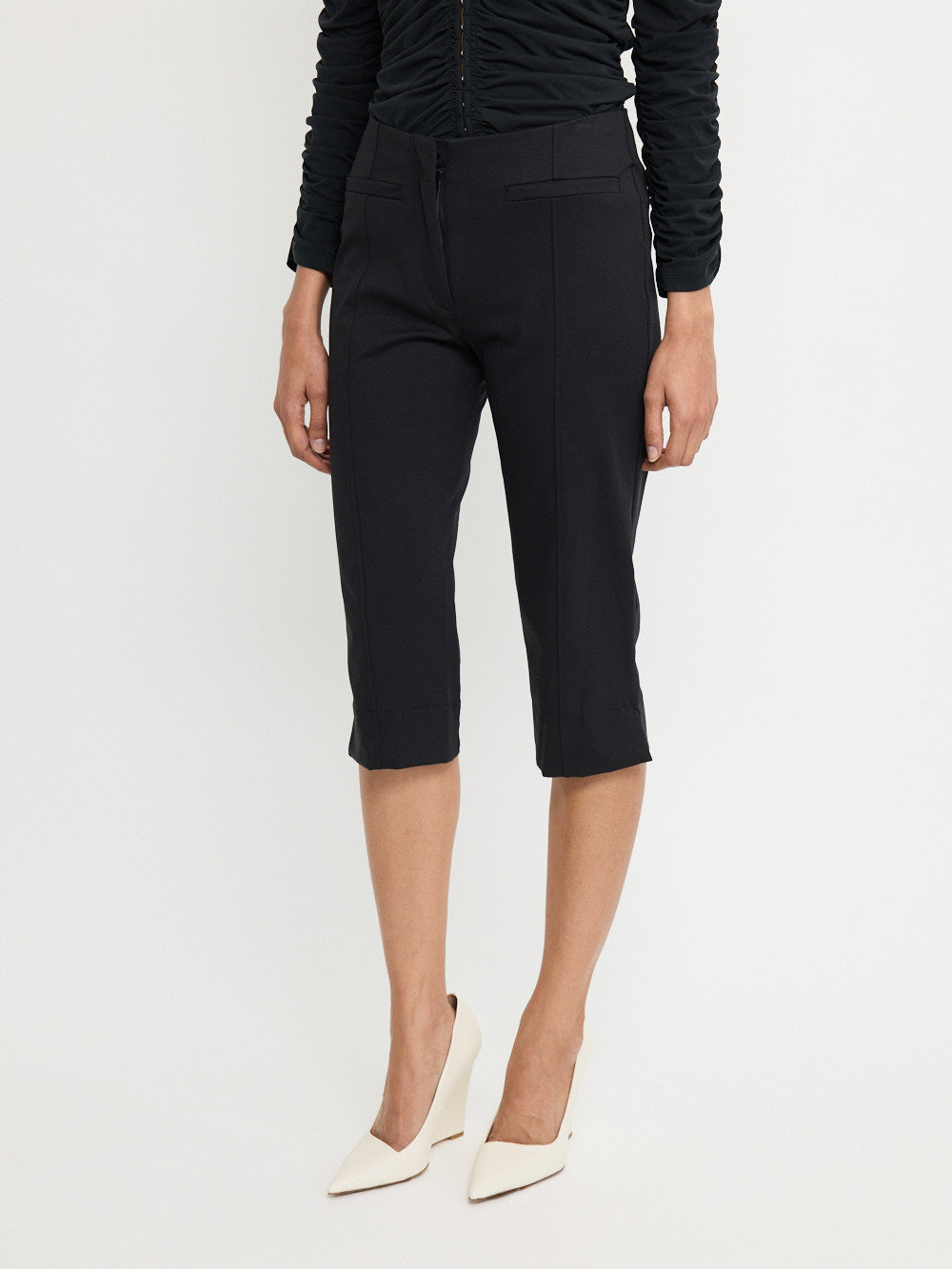 Black Capri Pants Pockets
