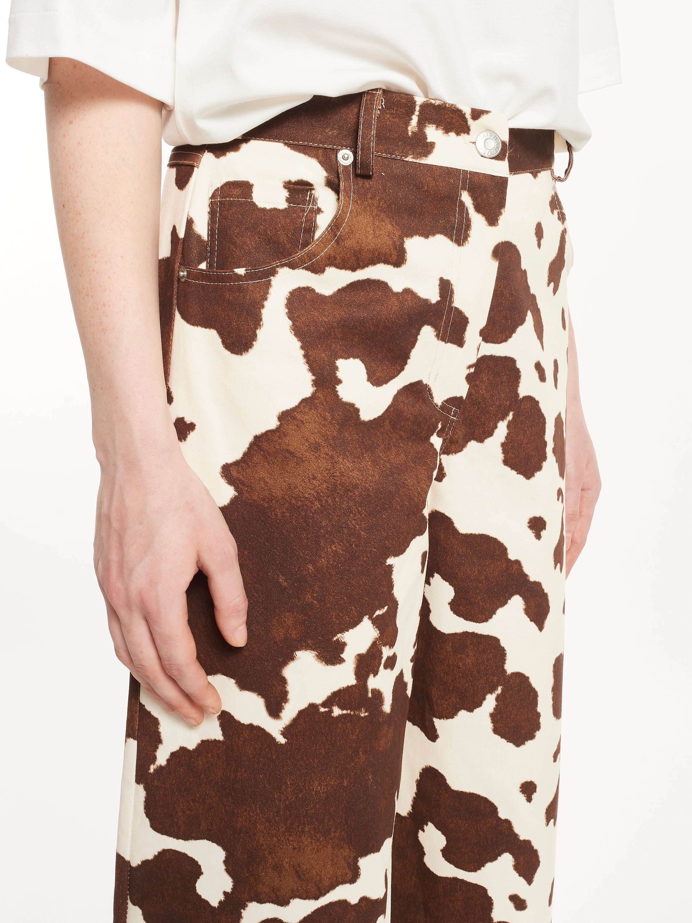 Cow Print Pants