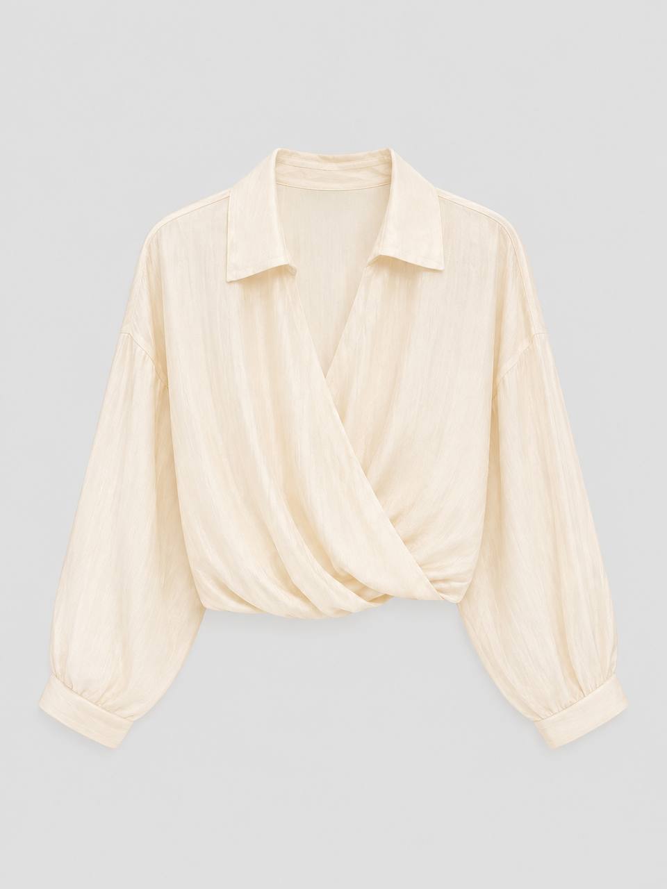 Wrap-Front Blouse