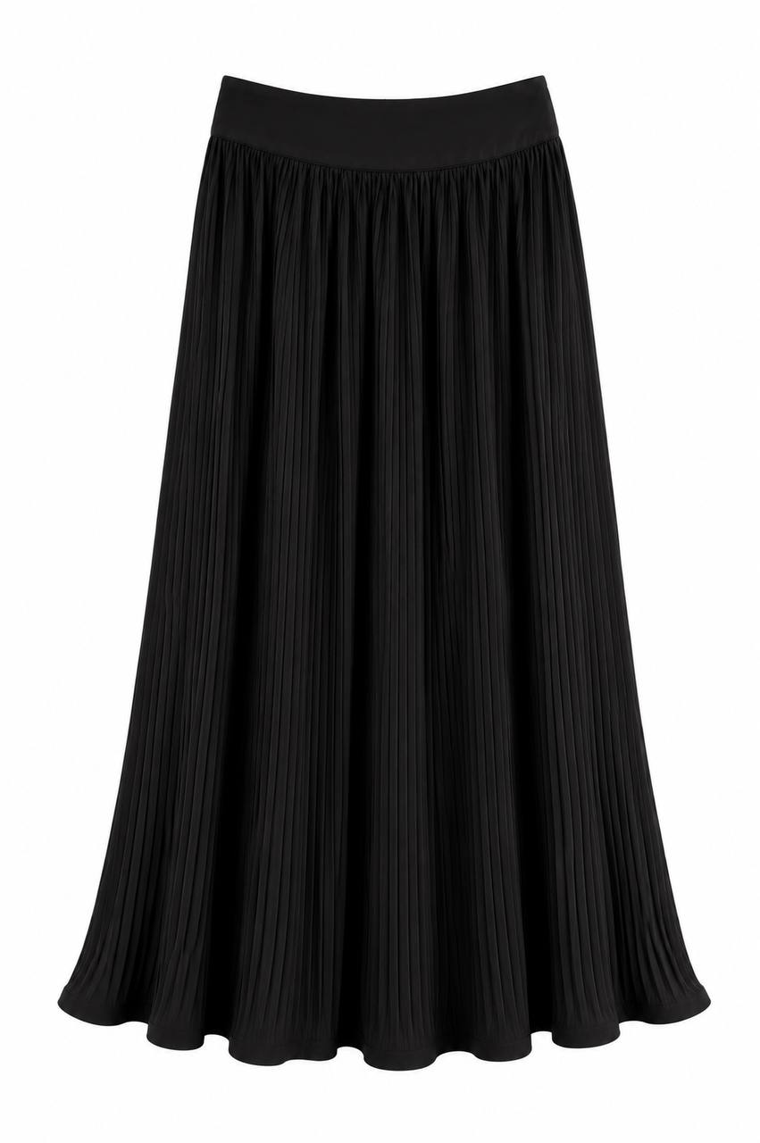 JUPE PLISSÉE NOIRE