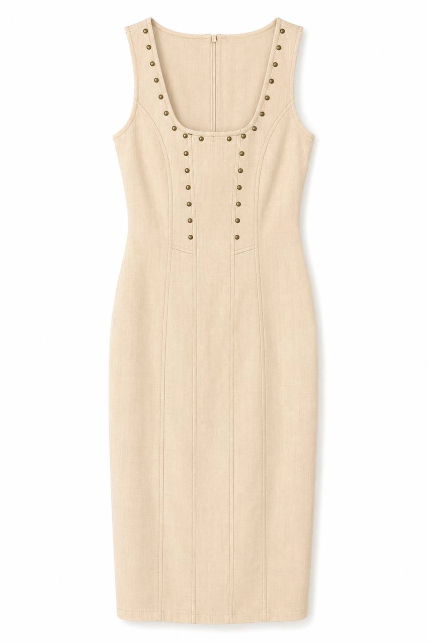 ROBE MIDI CRÈME