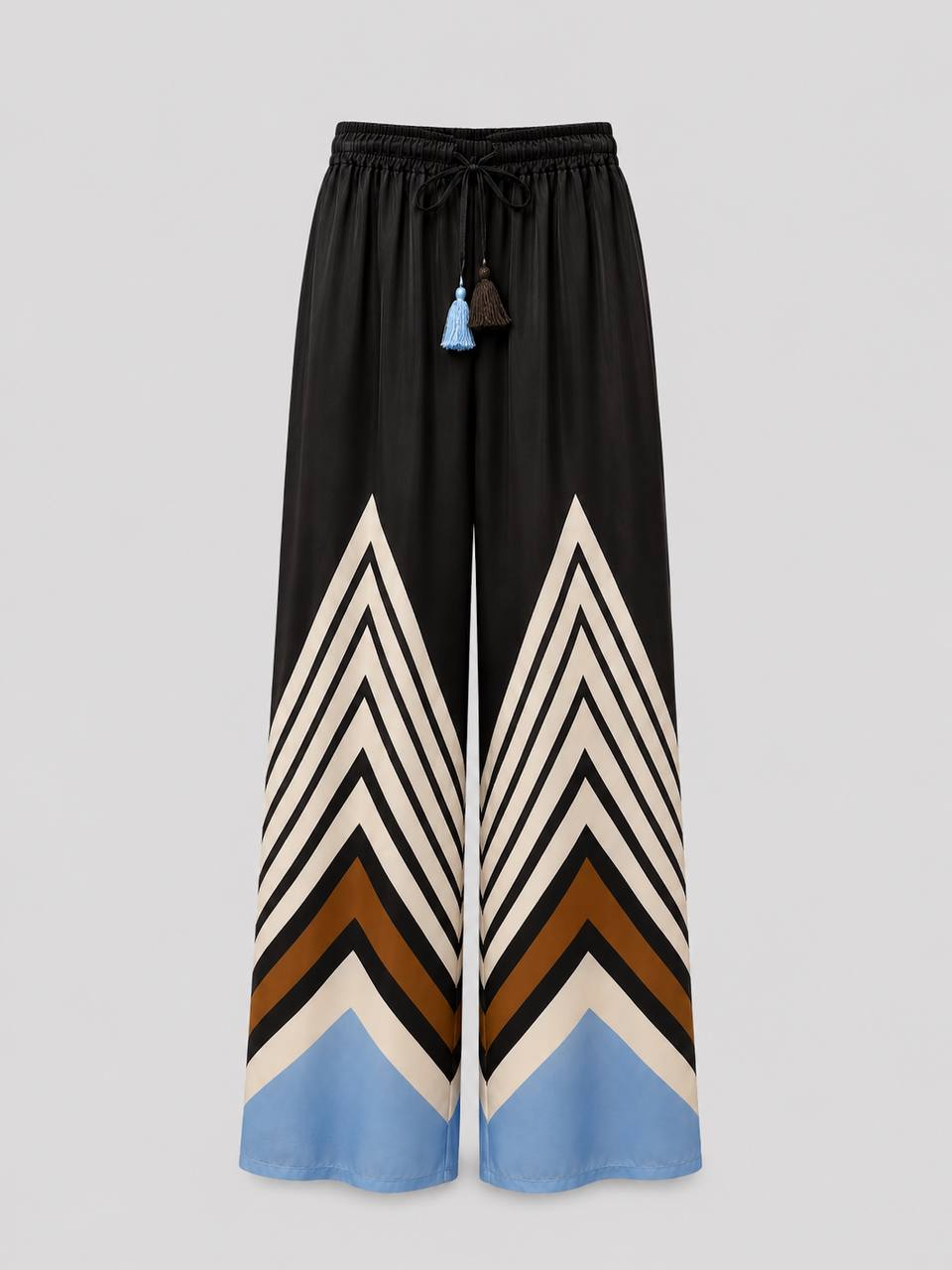 Print Wide-Leg Pants