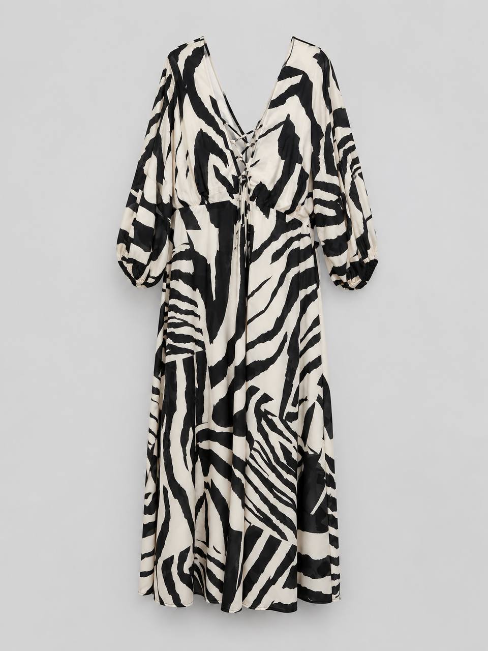 Long dress zebra print