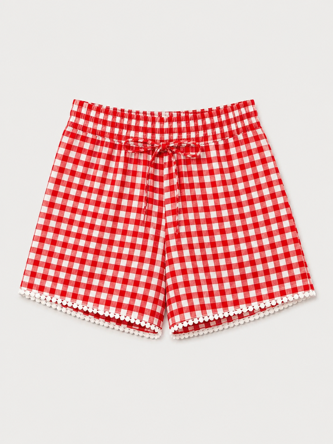 Gingham Tie-Waist Short
