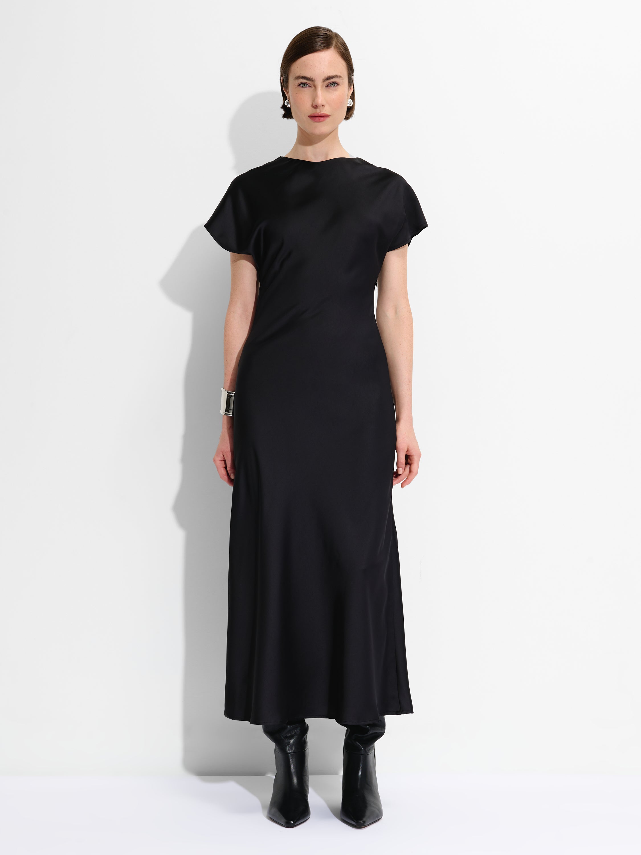 Satin Maxi Dress