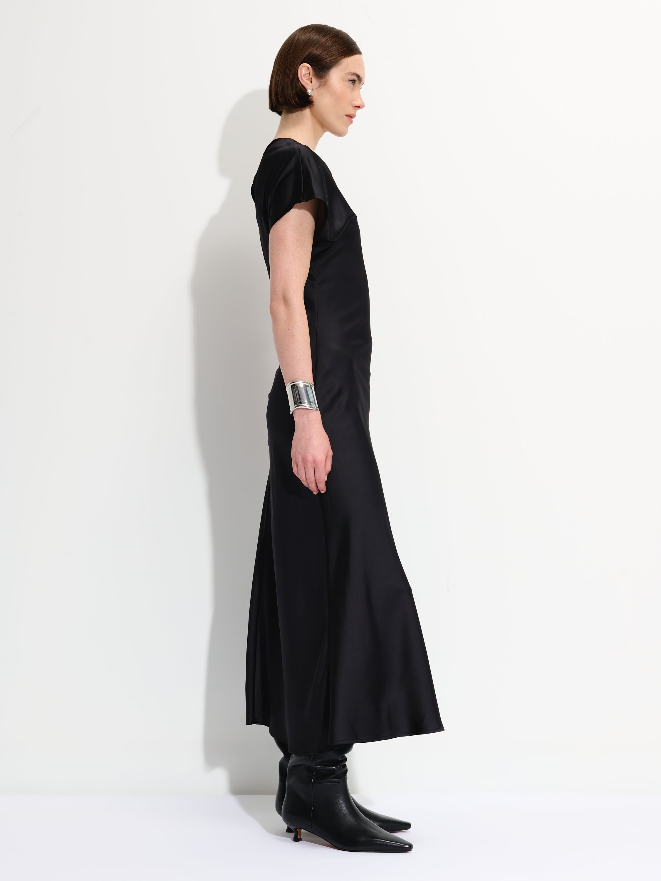 Satin Maxi Dress