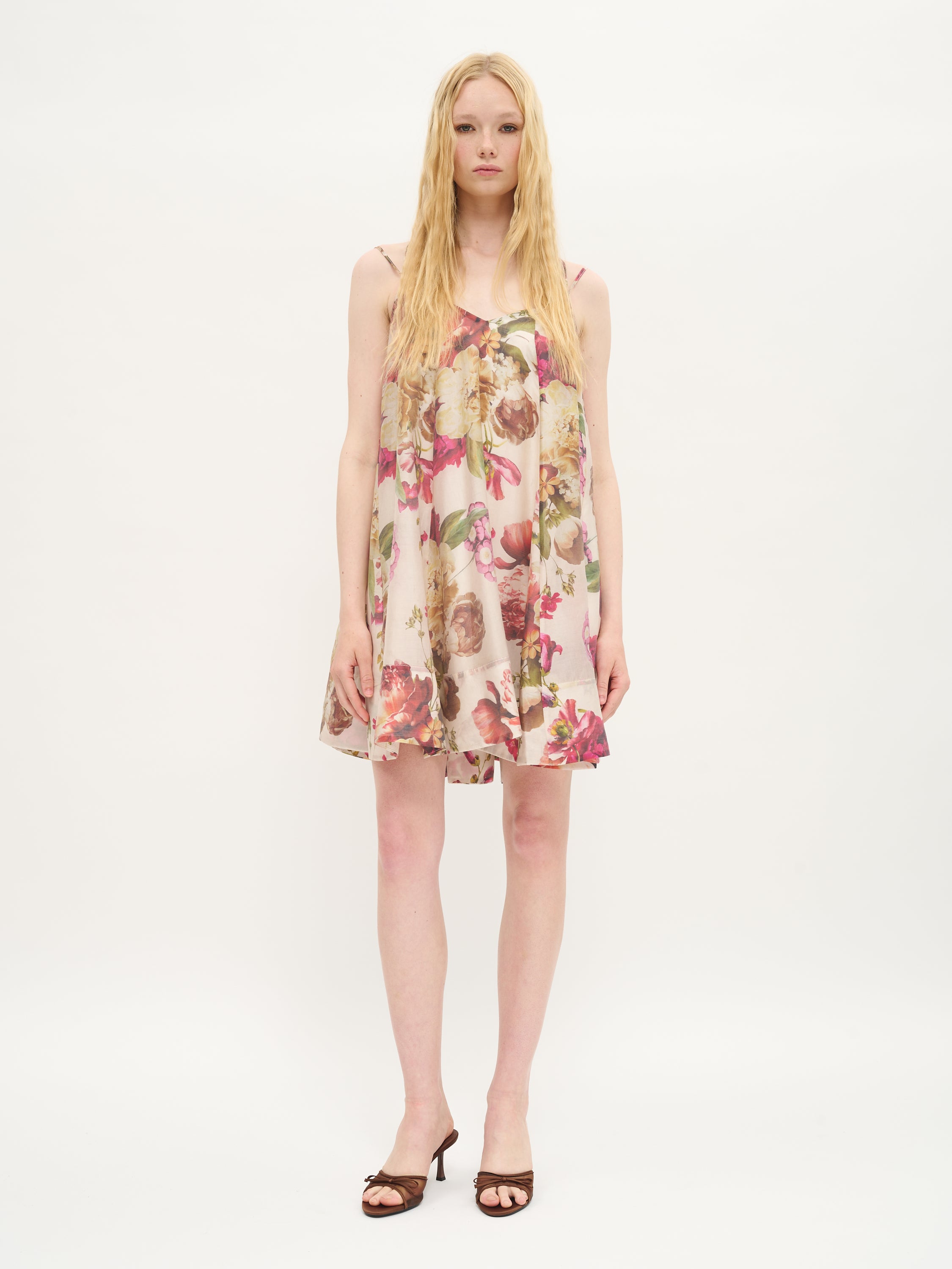 Floral Print Slip Dress