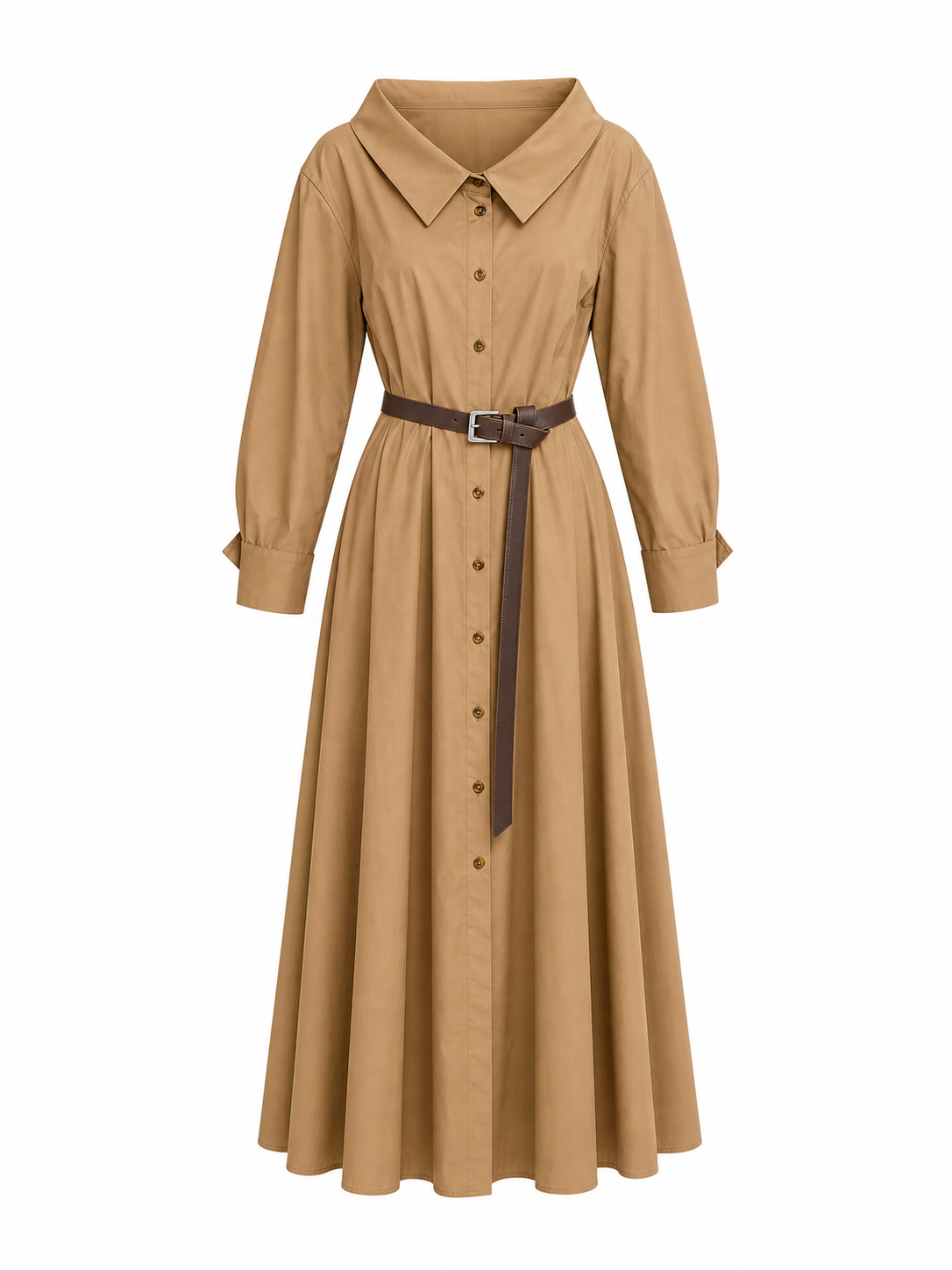 Belted Maxi Dress