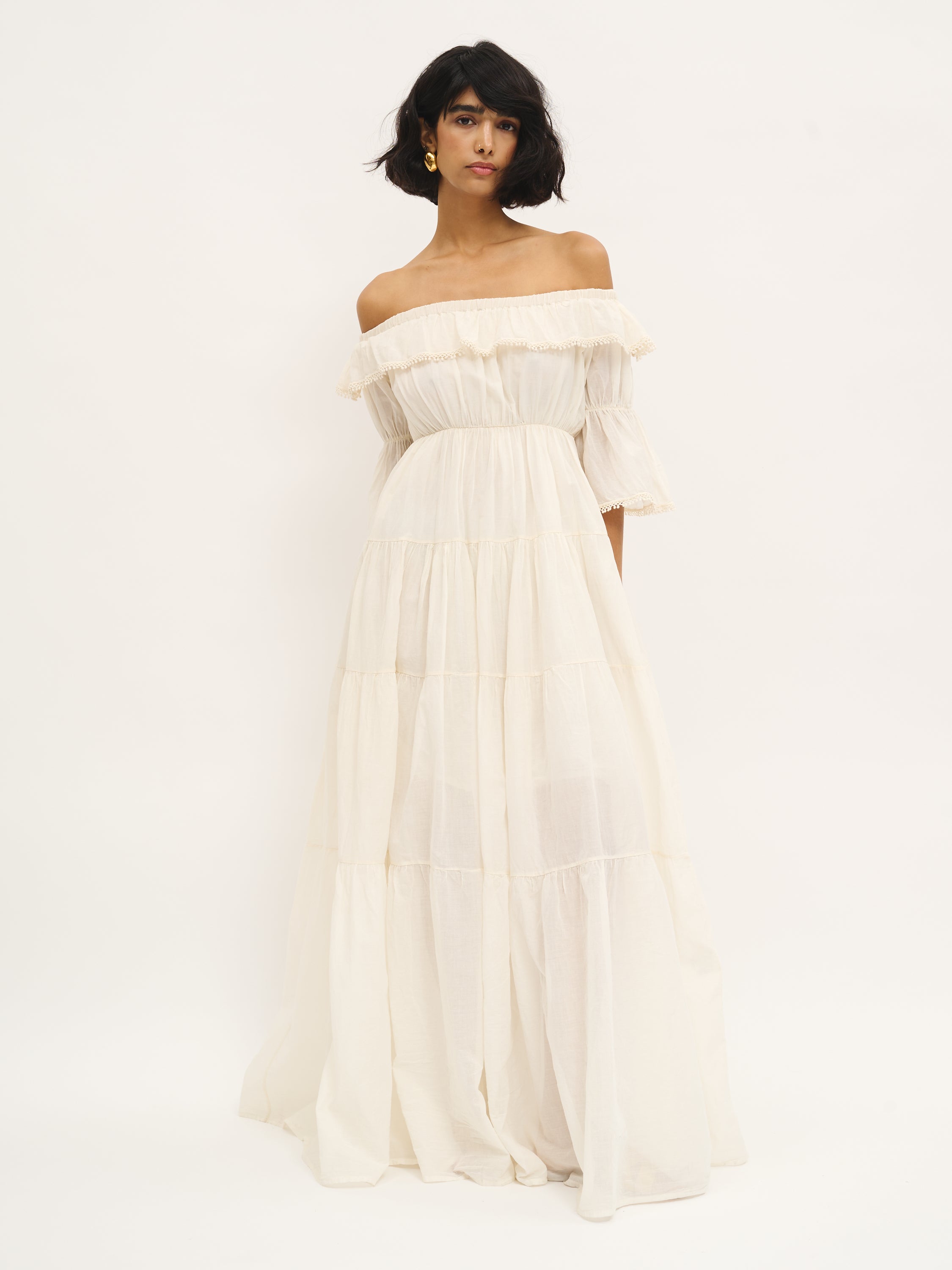 Ruffled Tiered Dress