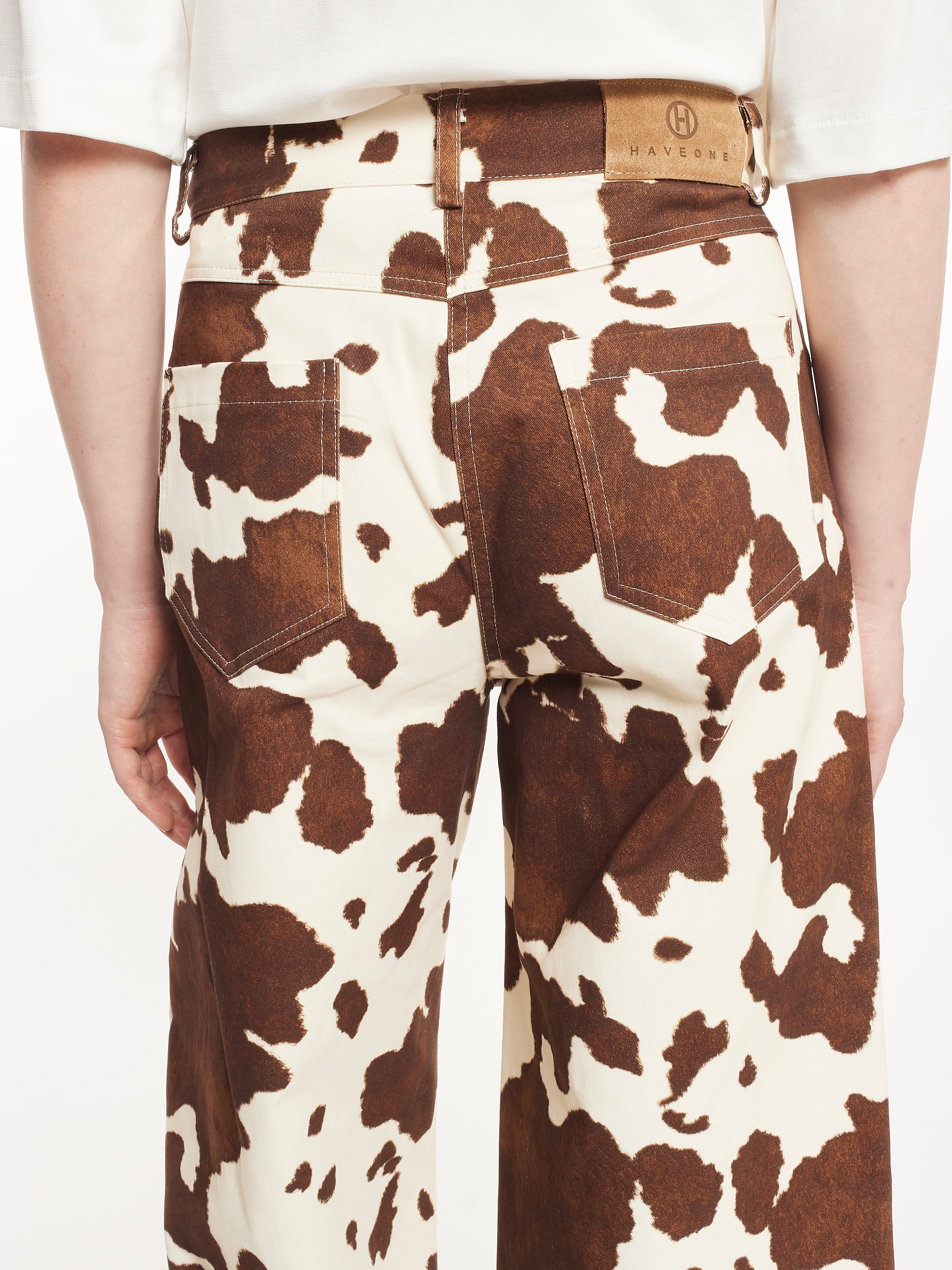 Cow Print Pants