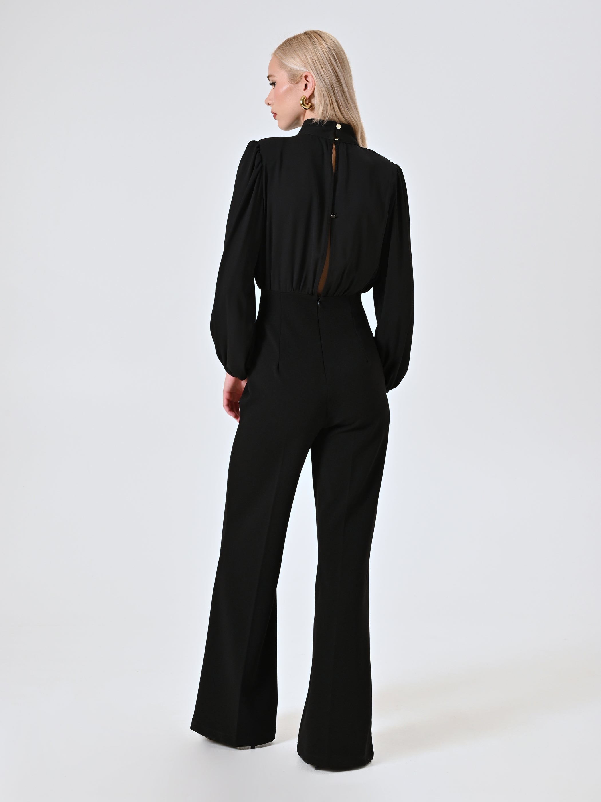 Black Jumpsuit with Buckle