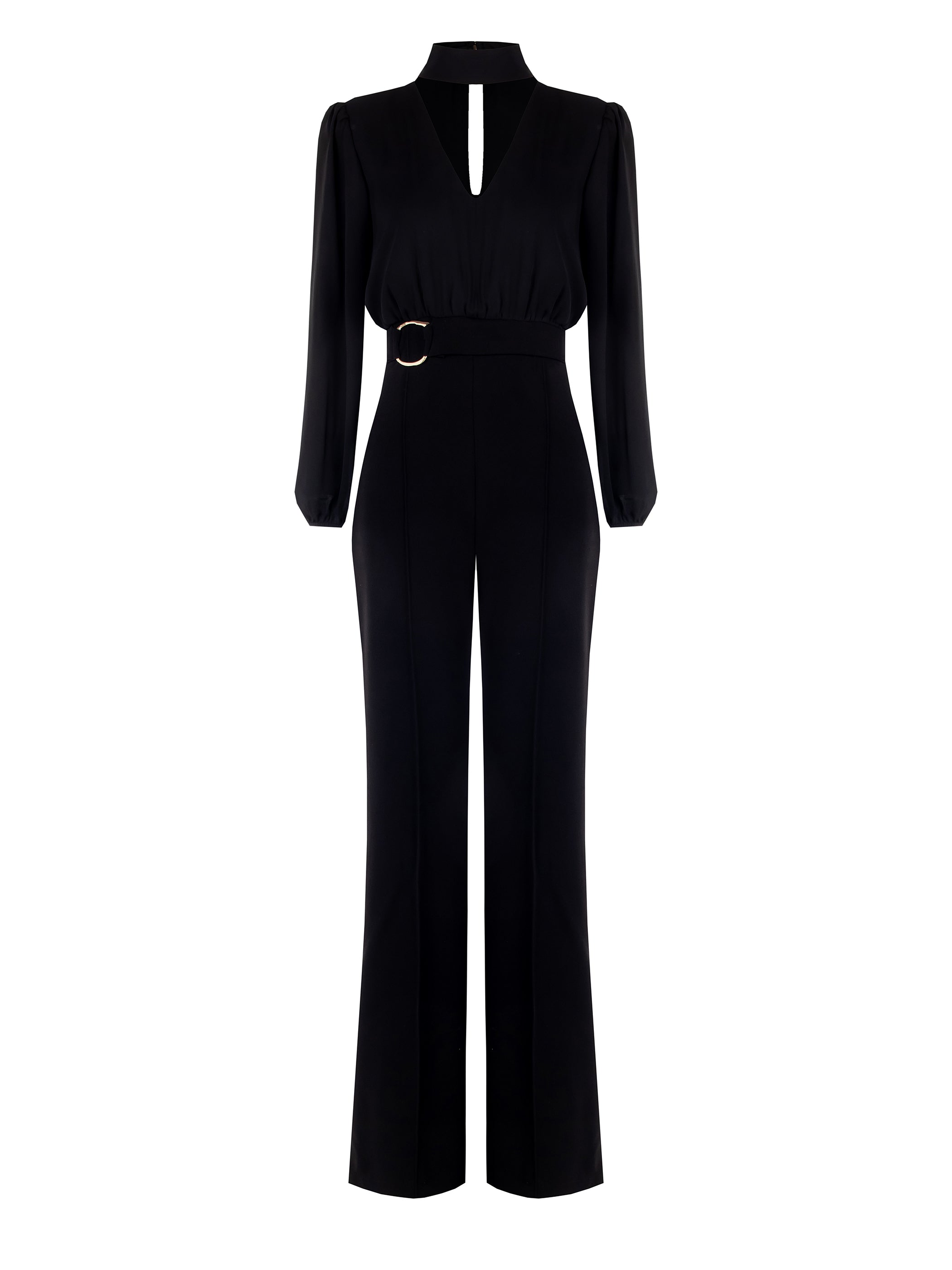Black Jumpsuit with Buckle