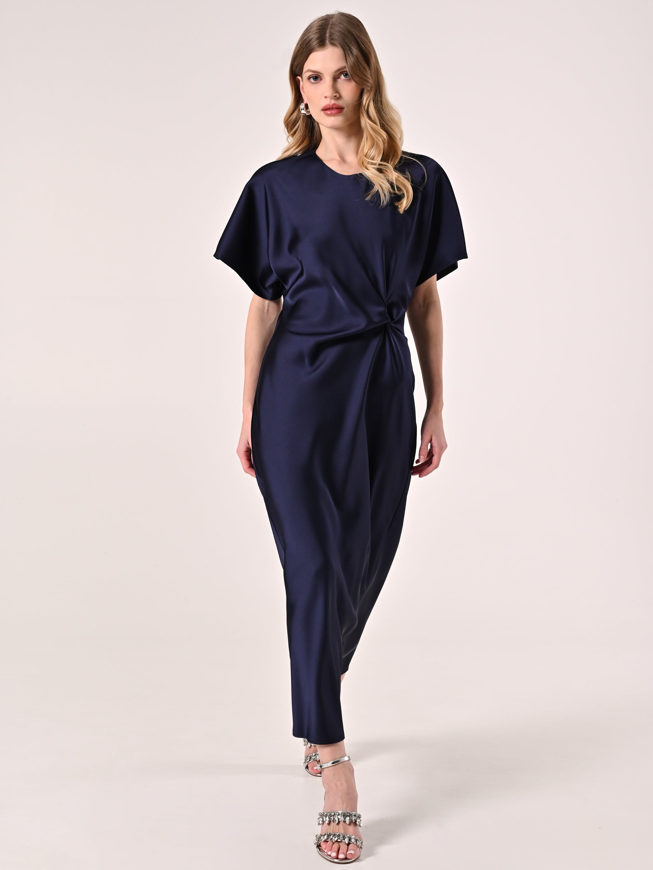 Midi Kimono Slip Dress