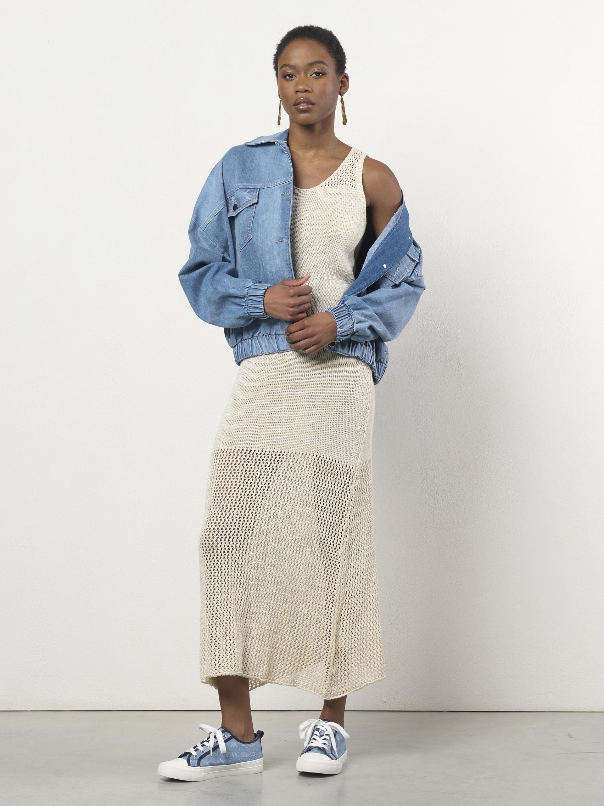 Bomber Denim Jacket