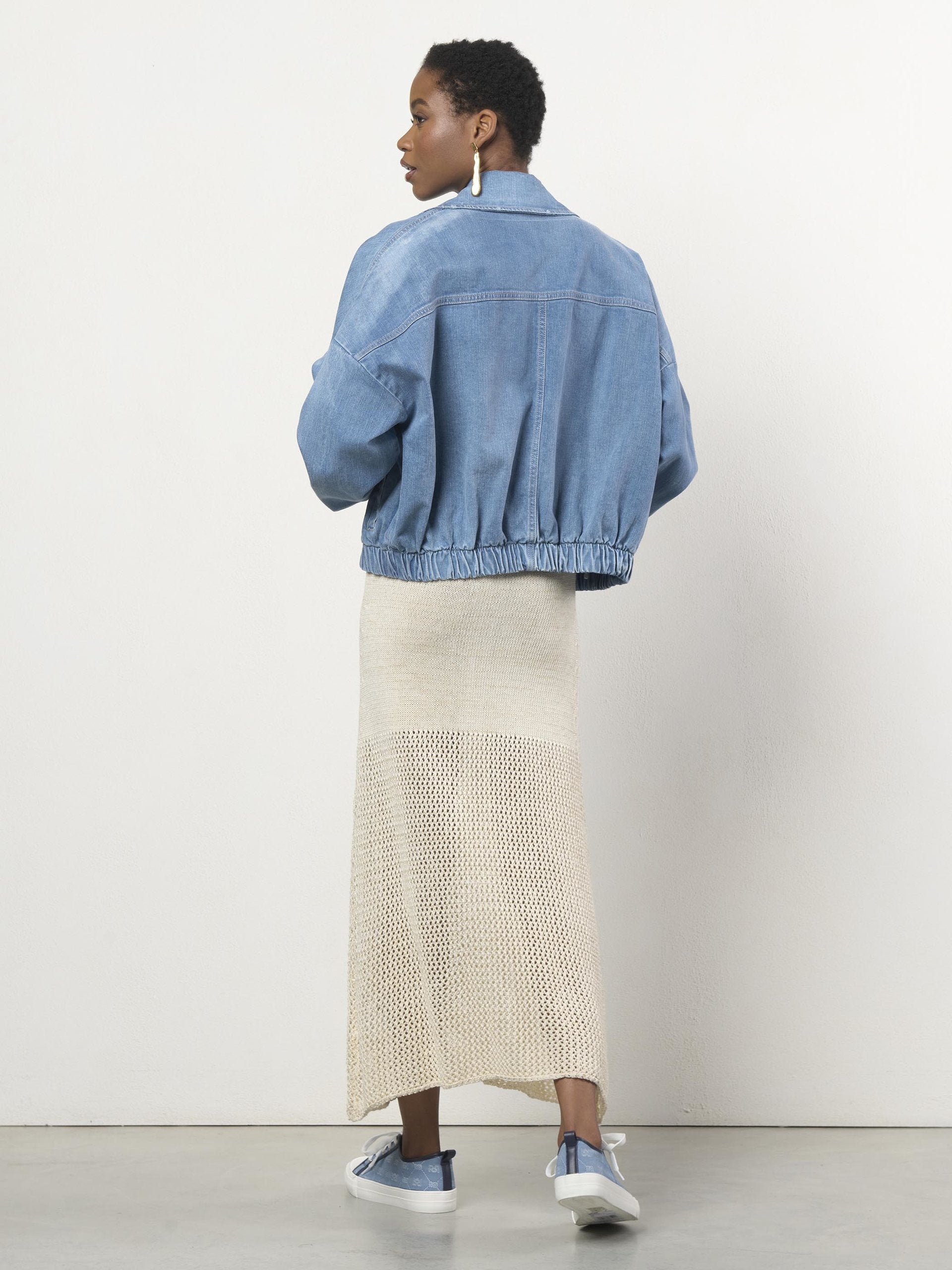 Bomber Denim Jacket