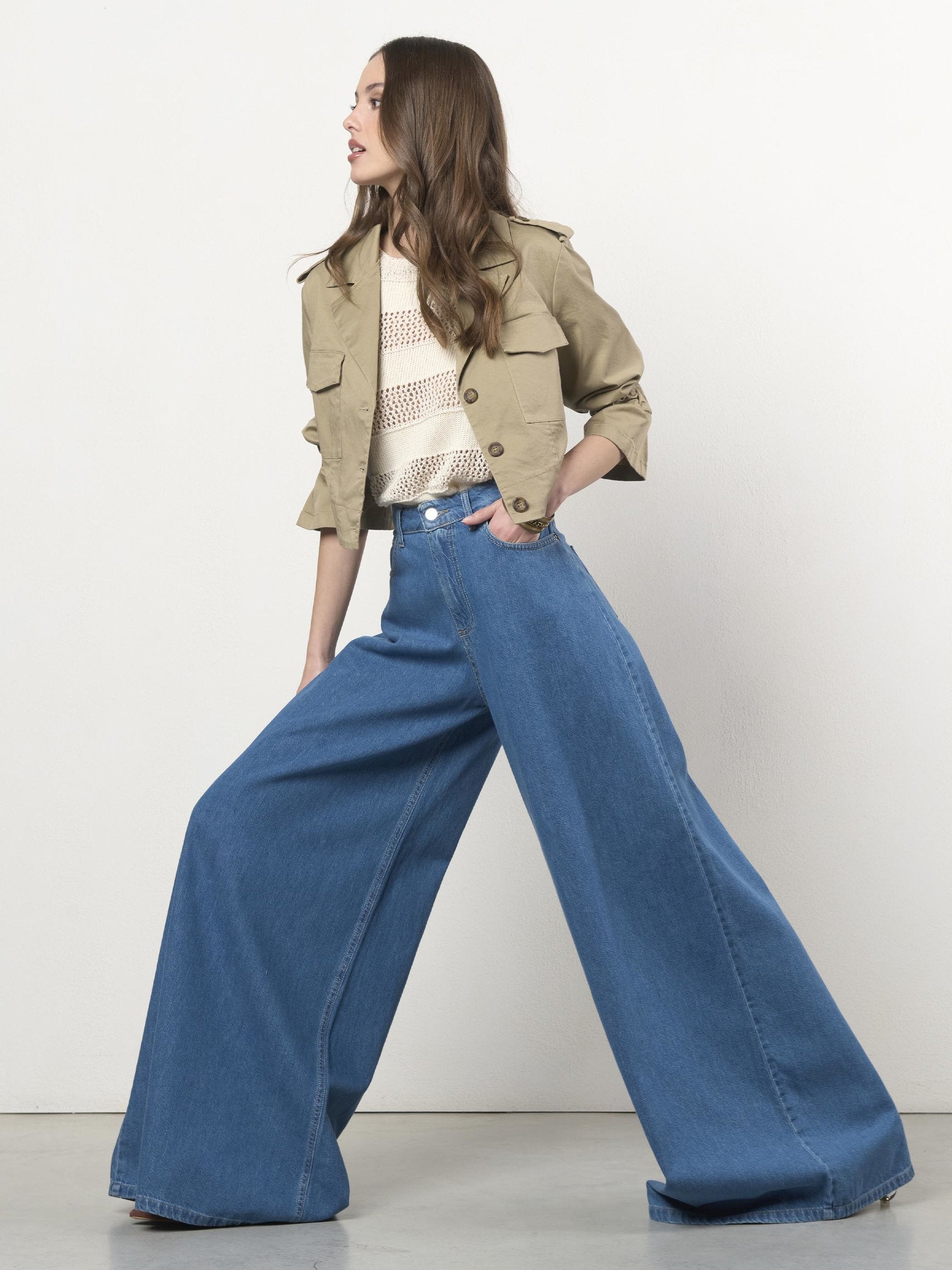 Extra Baggy Palazzo Jeans