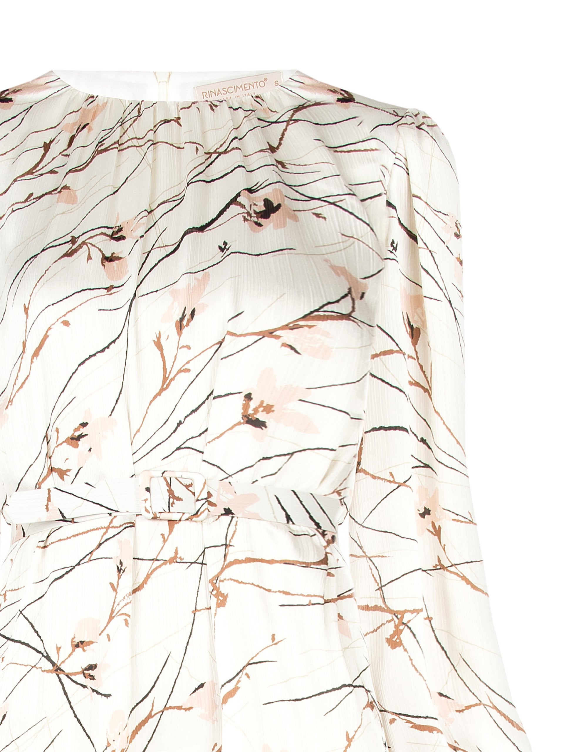 Robe trapèze ceinturée