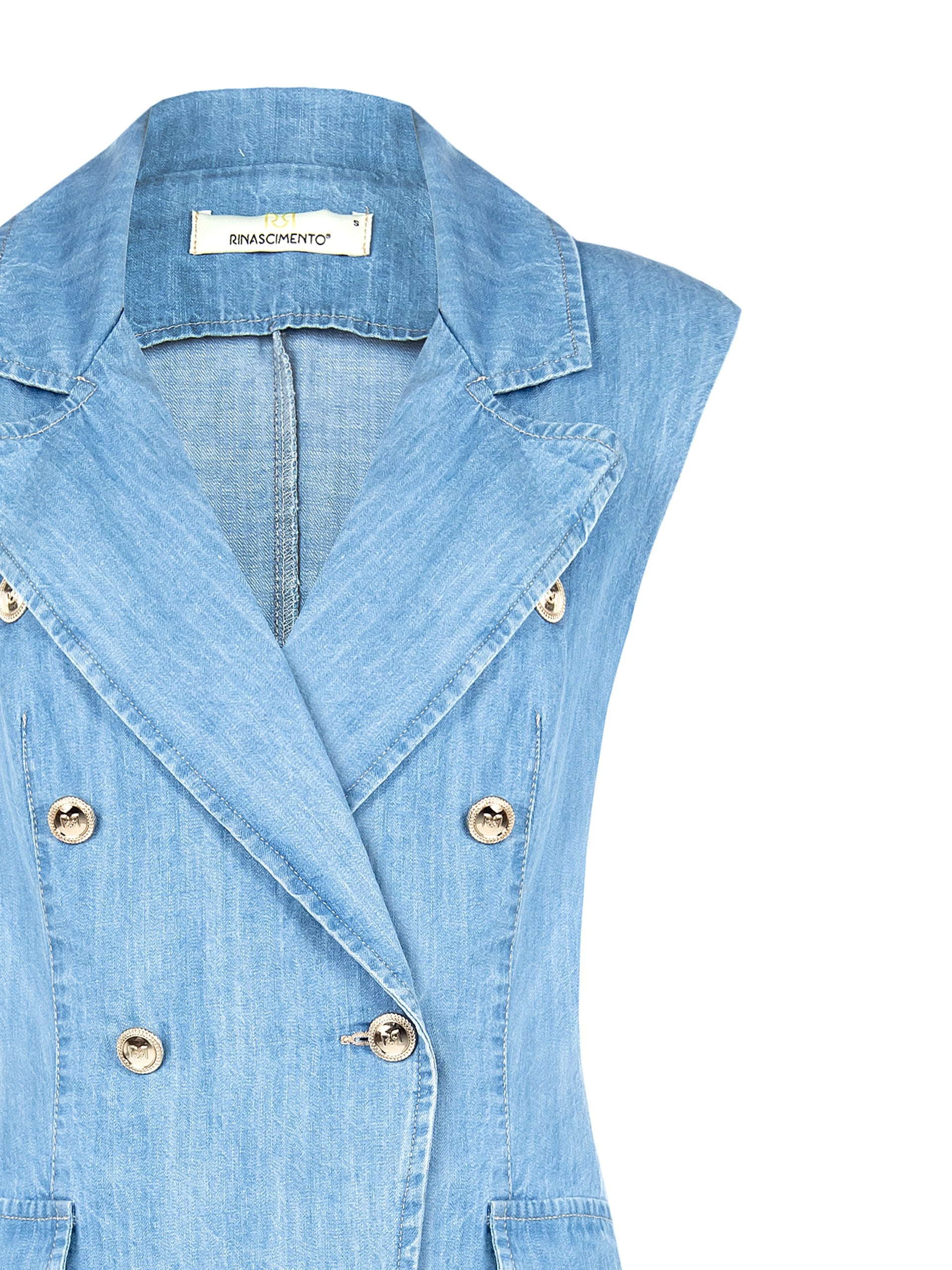 Veste en jean sans manches