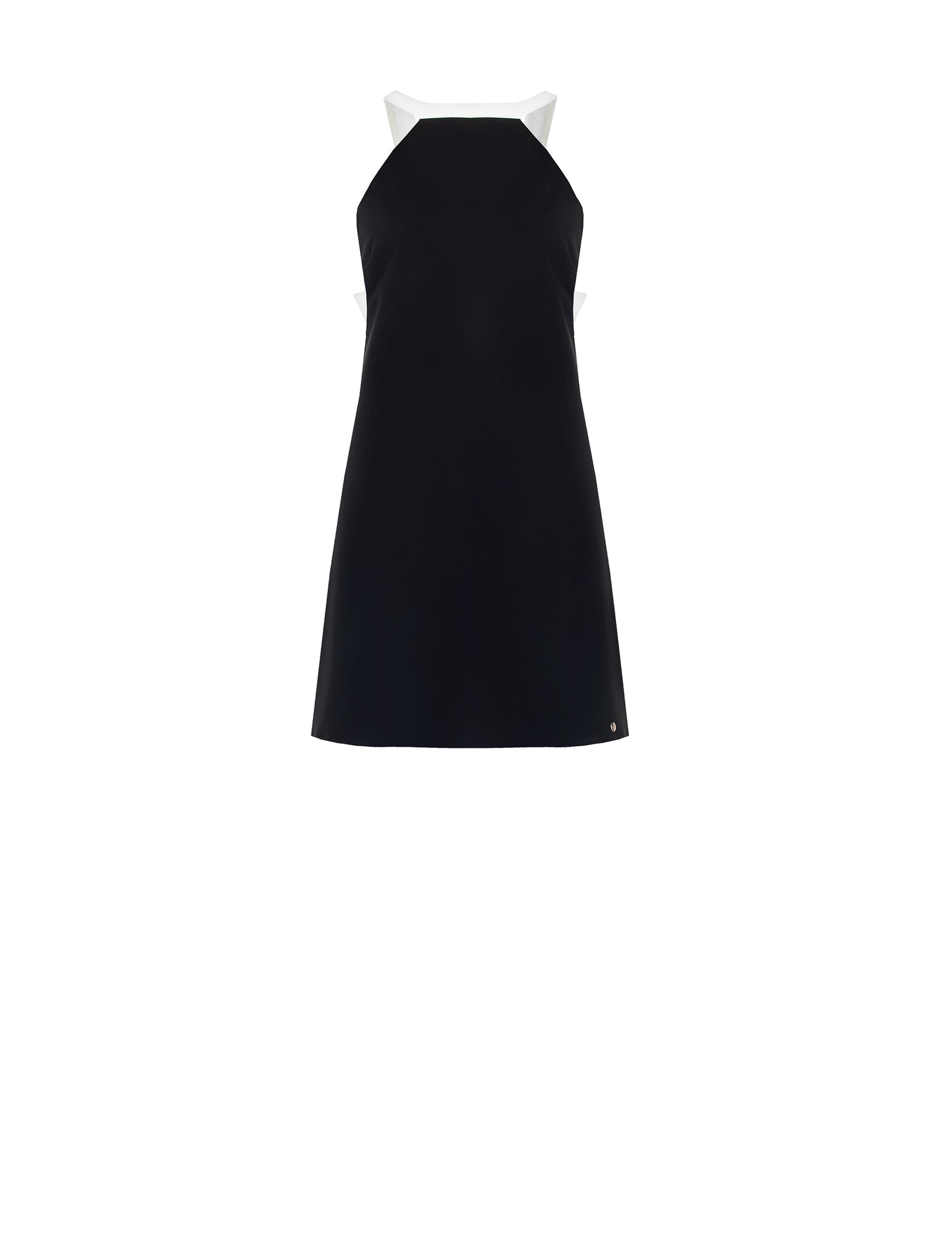 Robe bicolore avec nœud