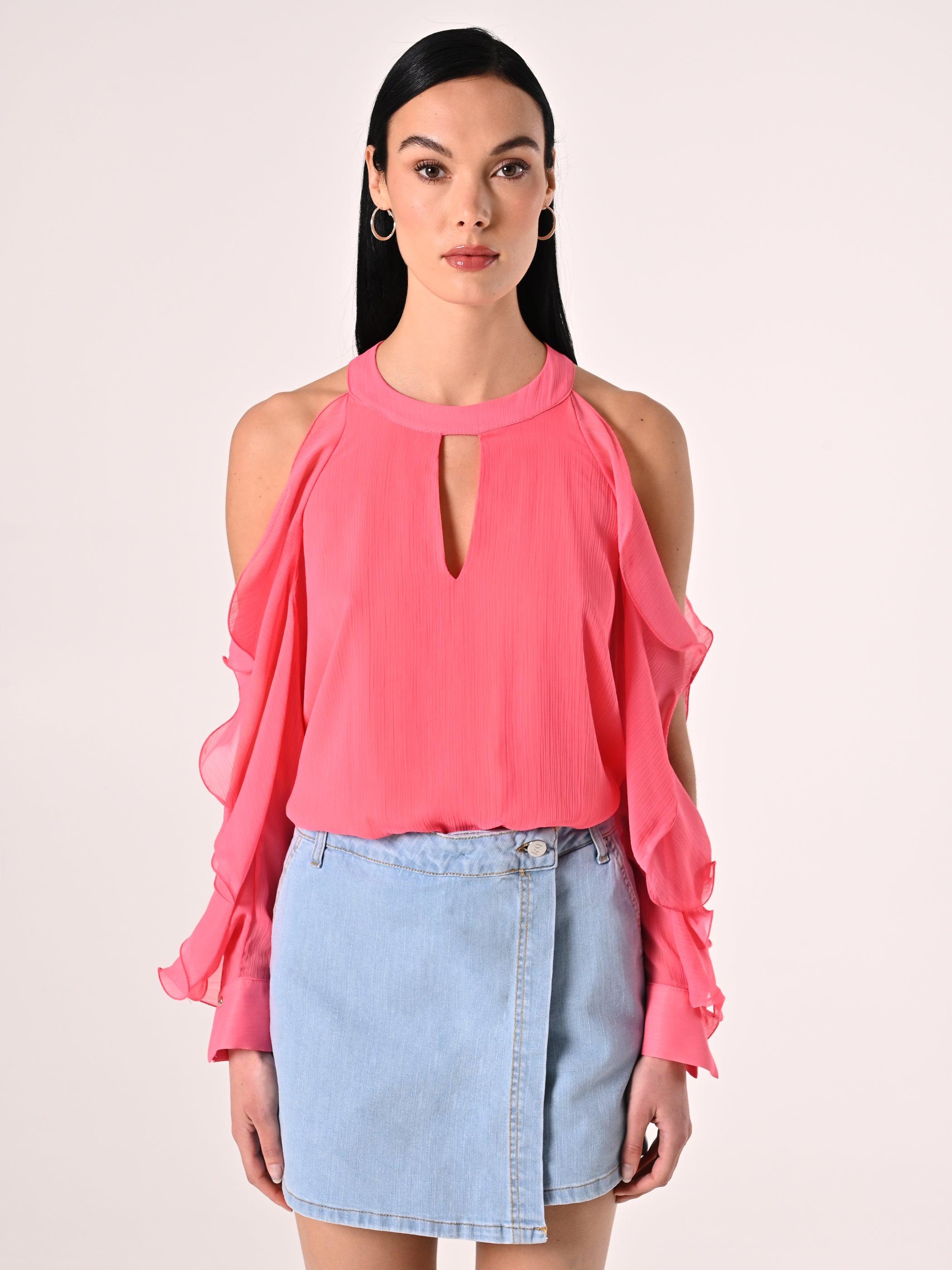 Blouse with Ruffles
