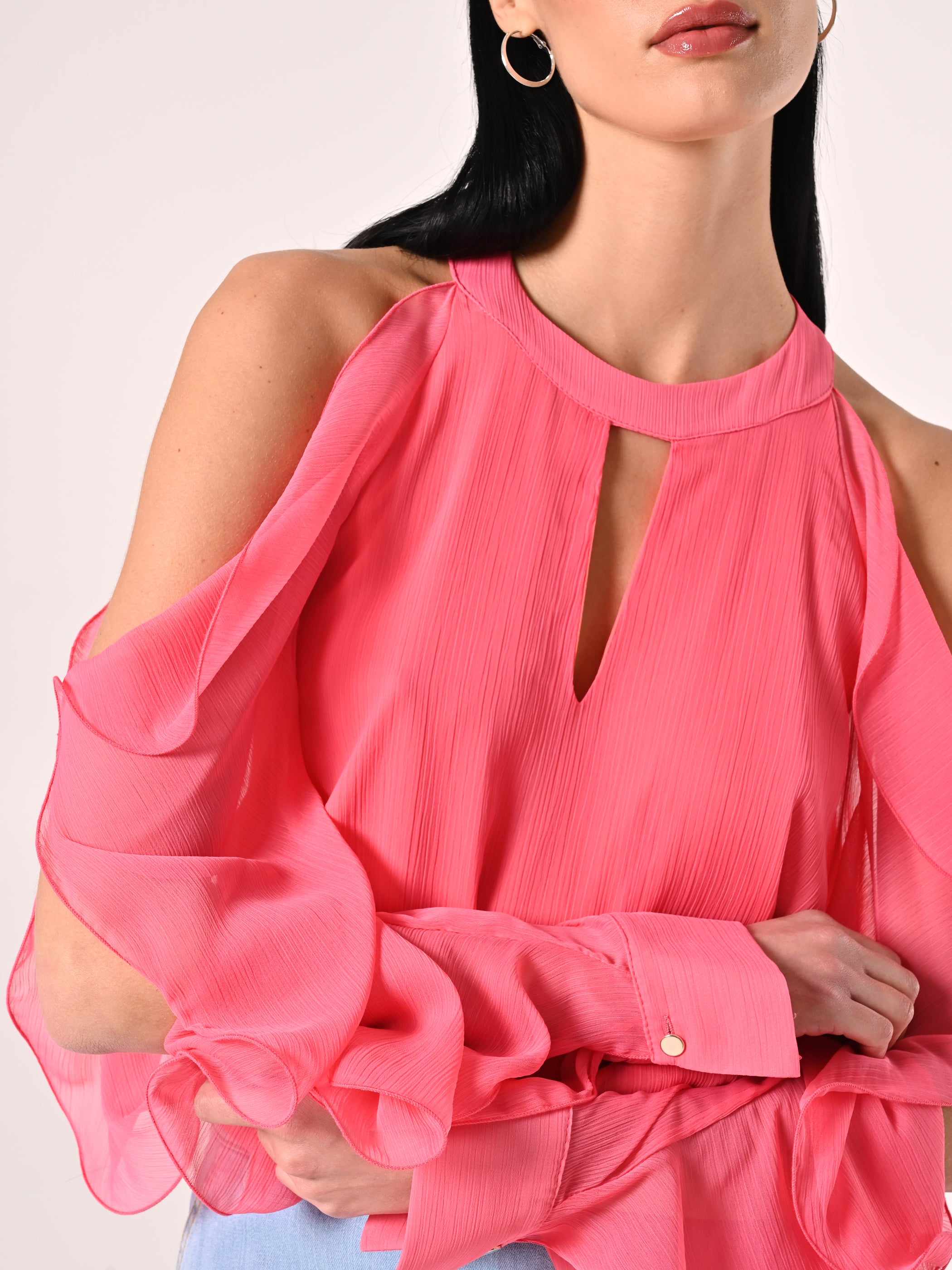 Blouse with Ruffles