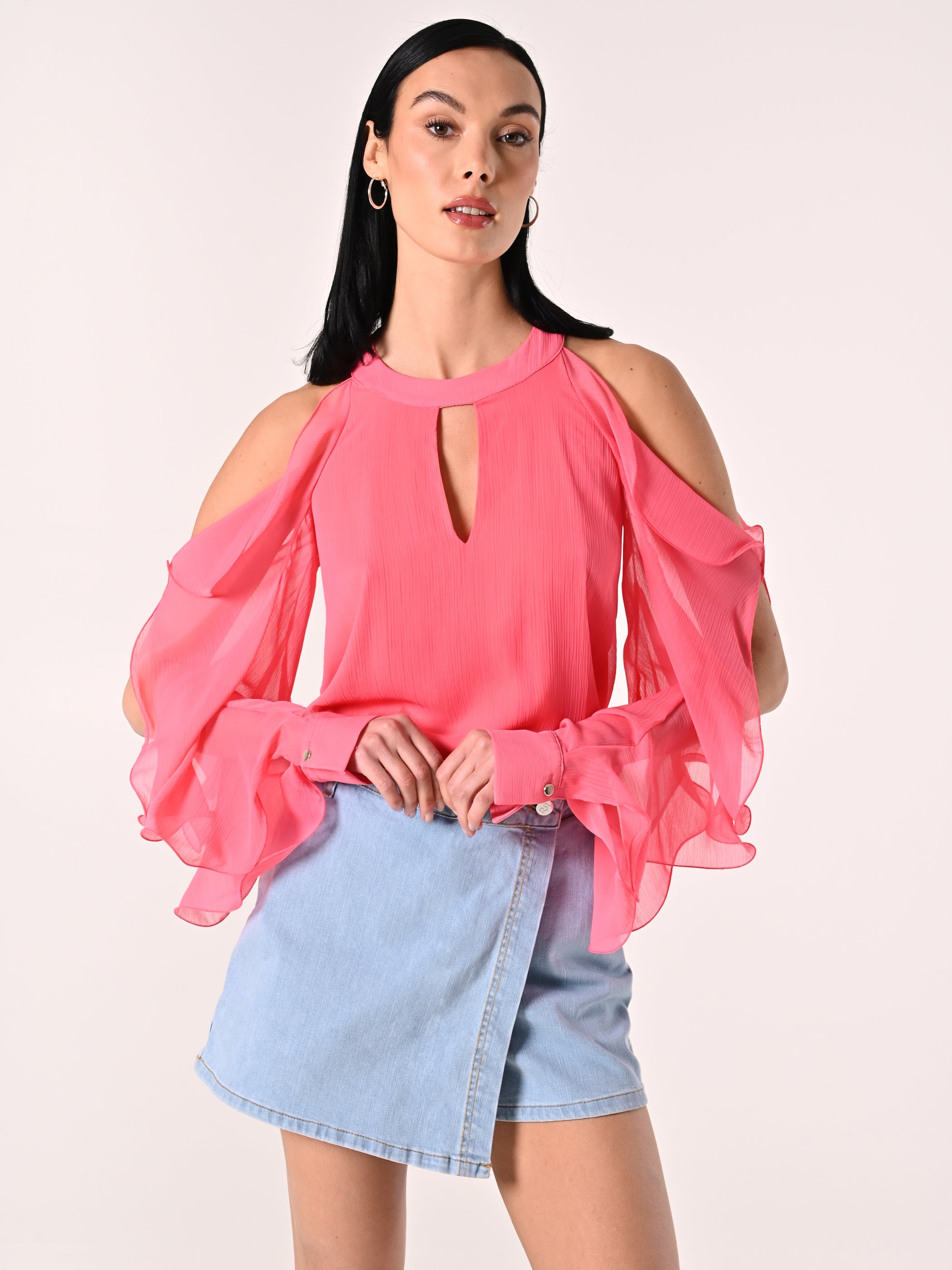 Blouse with Ruffles
