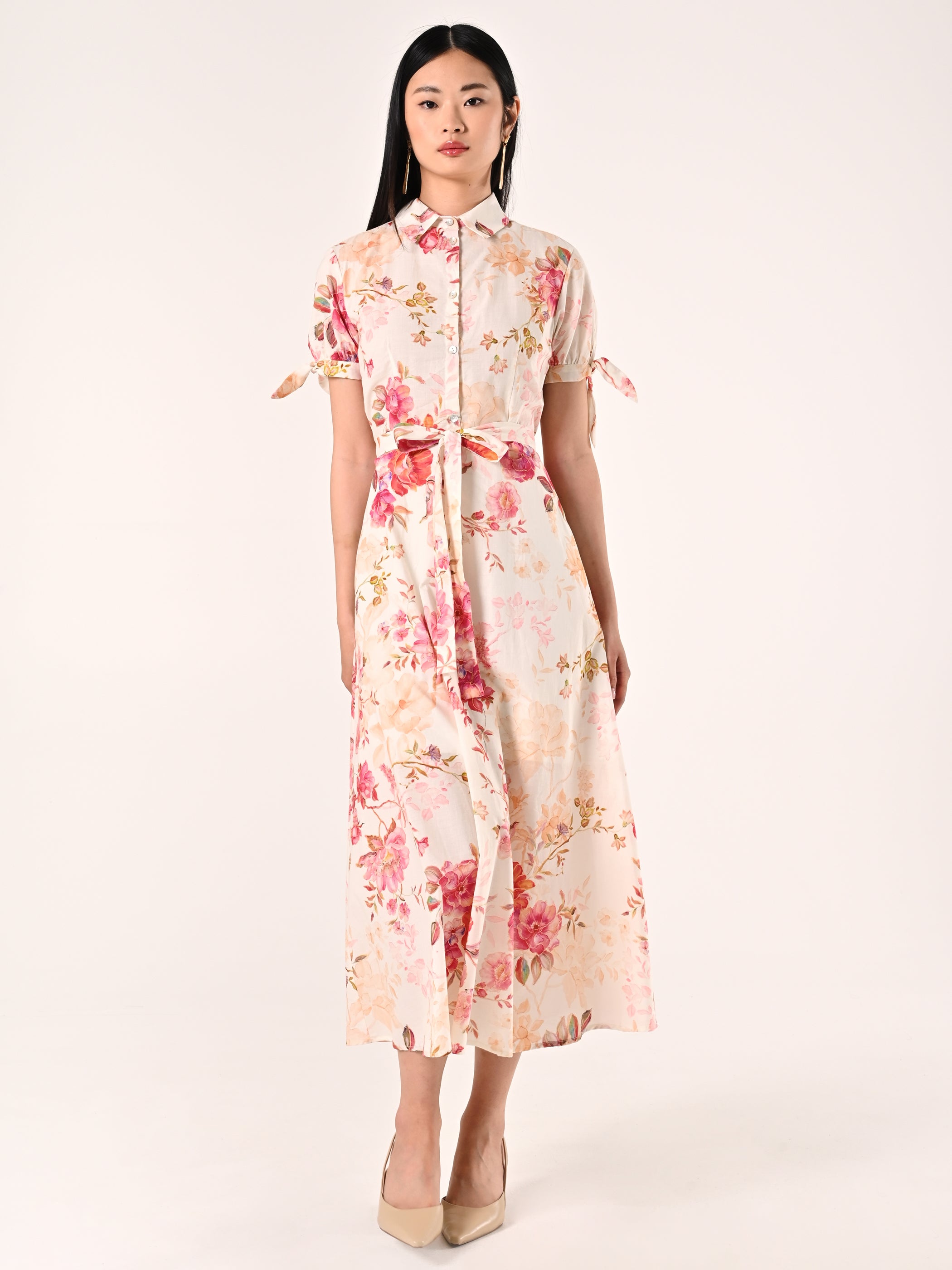 Midi Chemise Dress